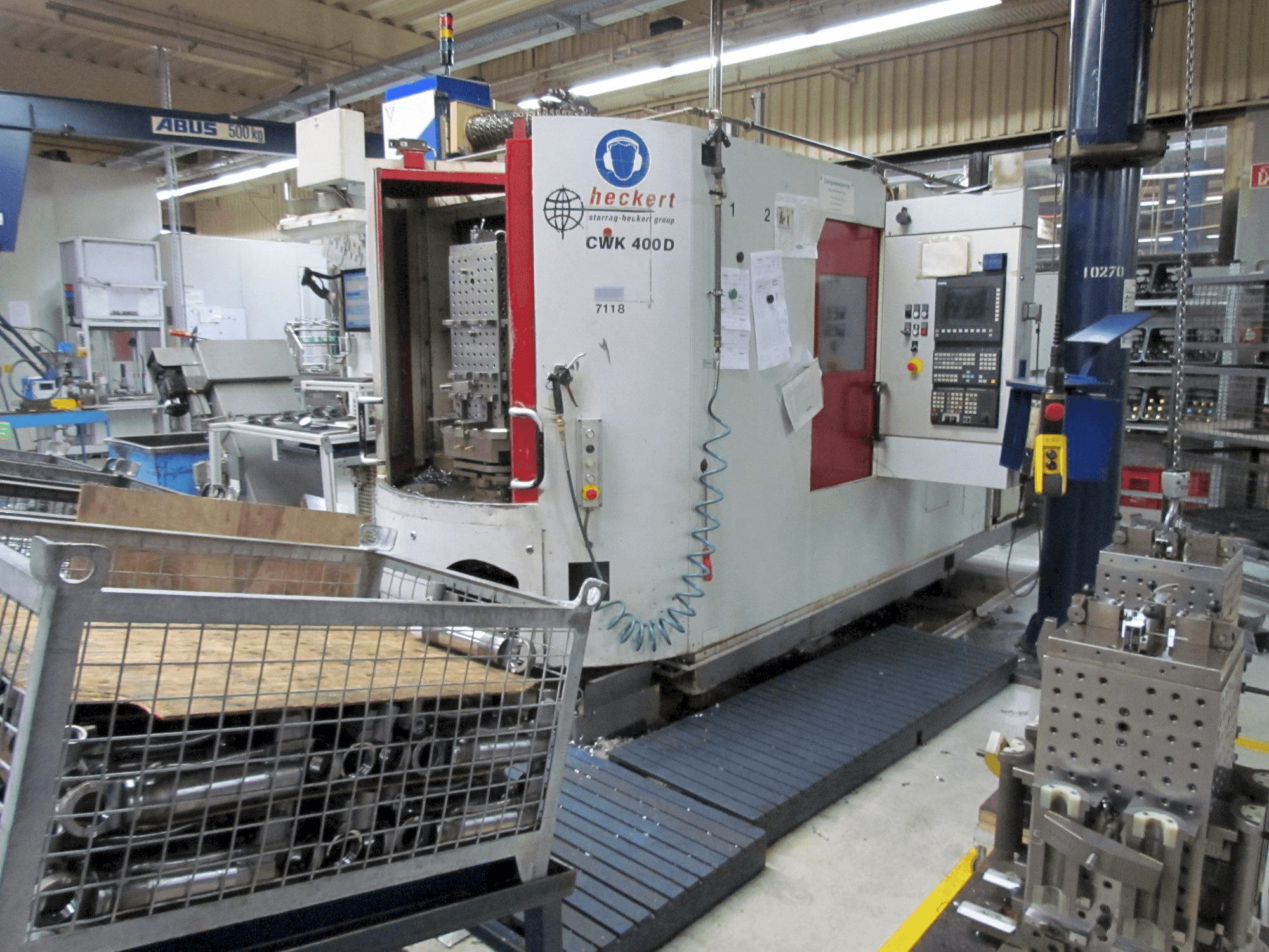 Heckert CWK 400 D Mašinos vaizdas iš priekio