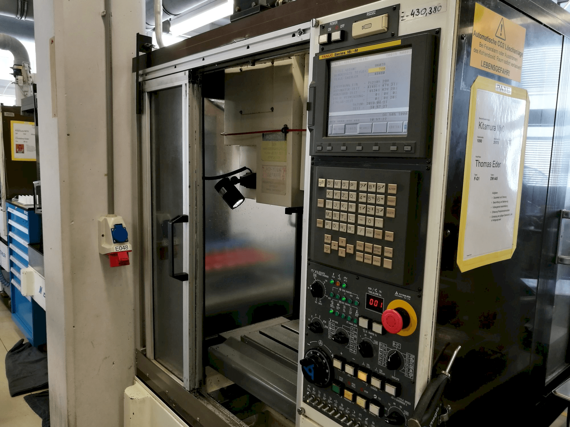 Kitamura Mycenter-0 Mašinos vaizdas iš priekio