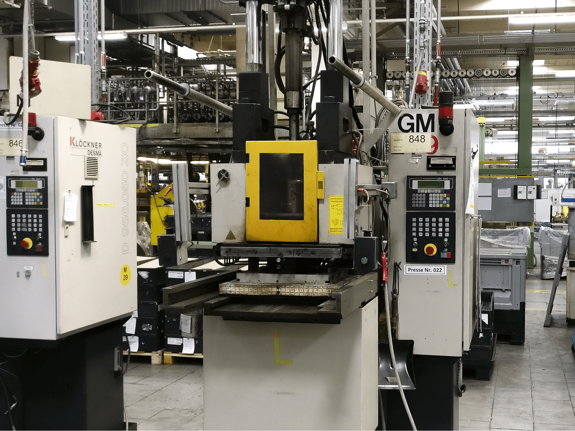 Kloeckner Desma 956.050 Mašinos vaizdas iš priekio