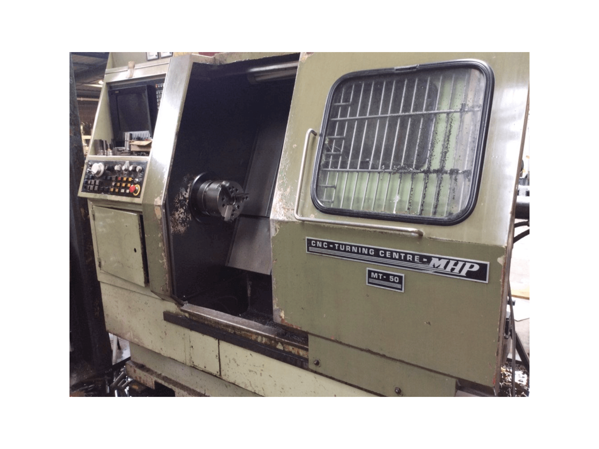 MHP MT-50 Mašinos vaizdas iš priekio