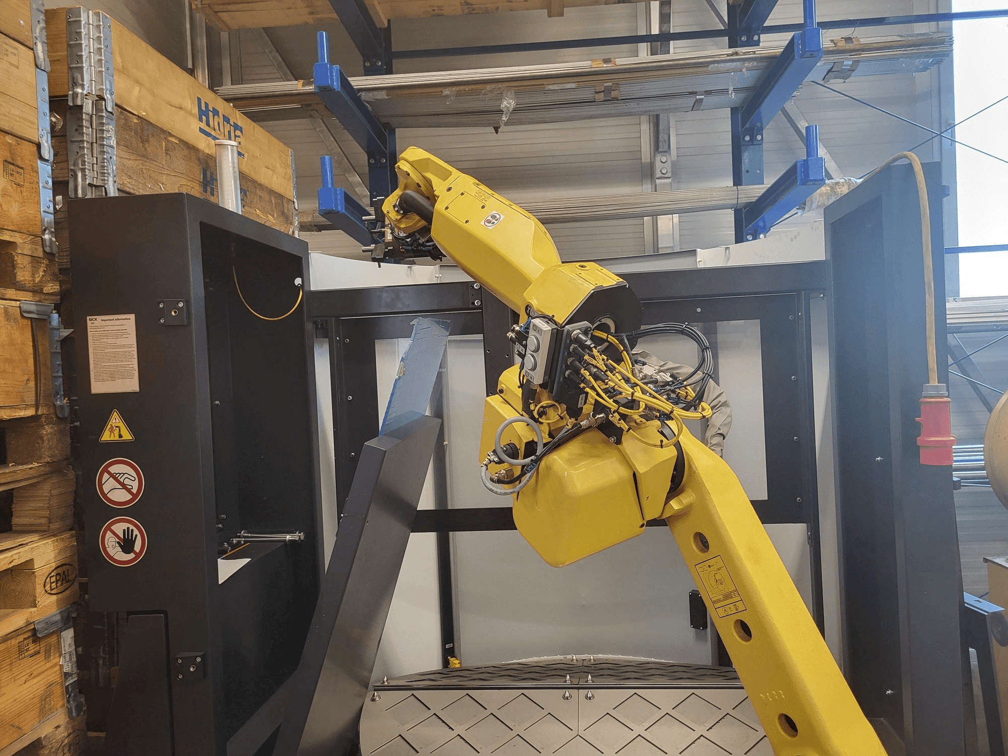 HALTER Load Assistant U-20 Mašinos vaizdas iš priekio