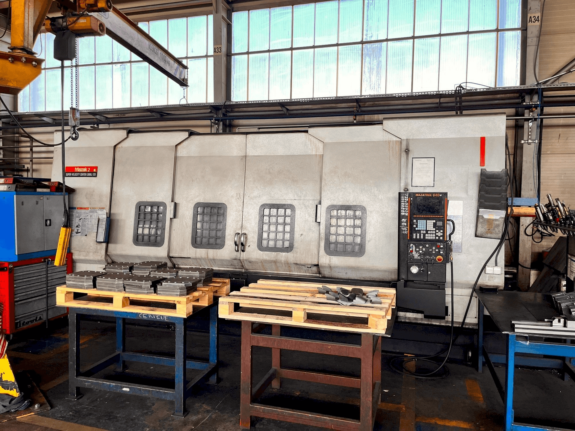 Mazak SVC 2000L/120 Mašinos vaizdas iš priekio