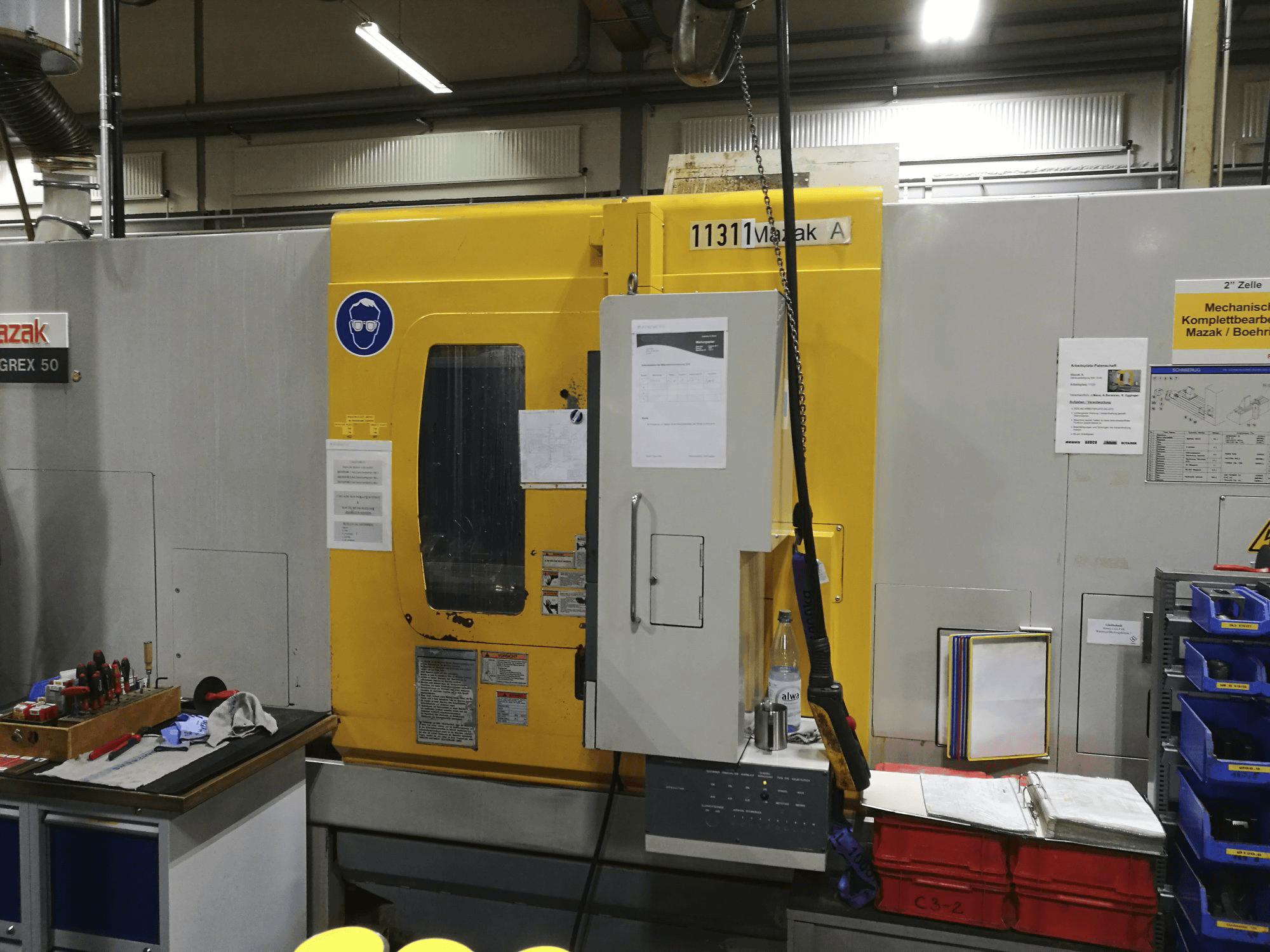 Mazak INTEGREX 50 Y Mašinos vaizdas iš priekio