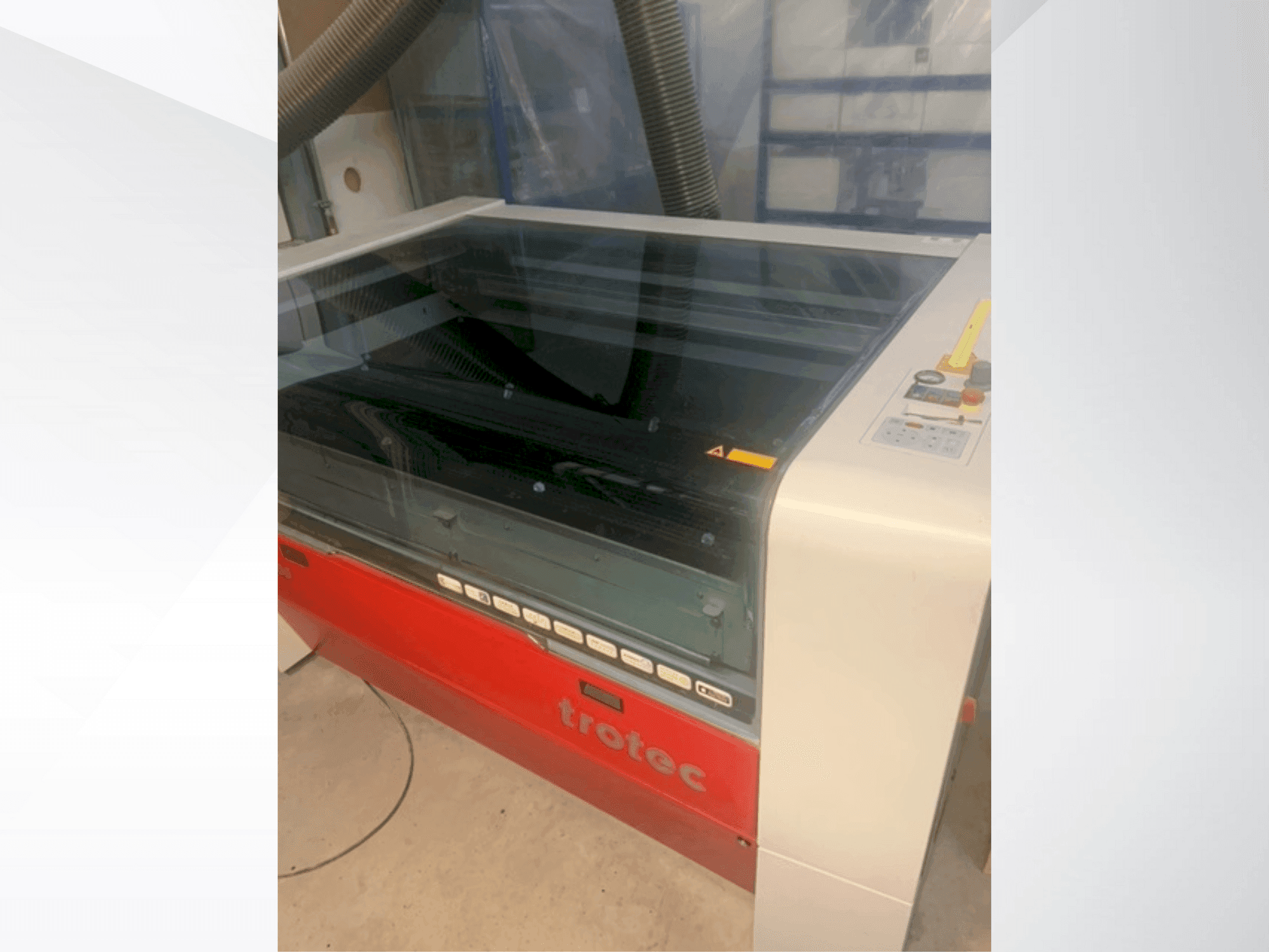 Trotec SP500 Mašinos vaizdas iš priekio