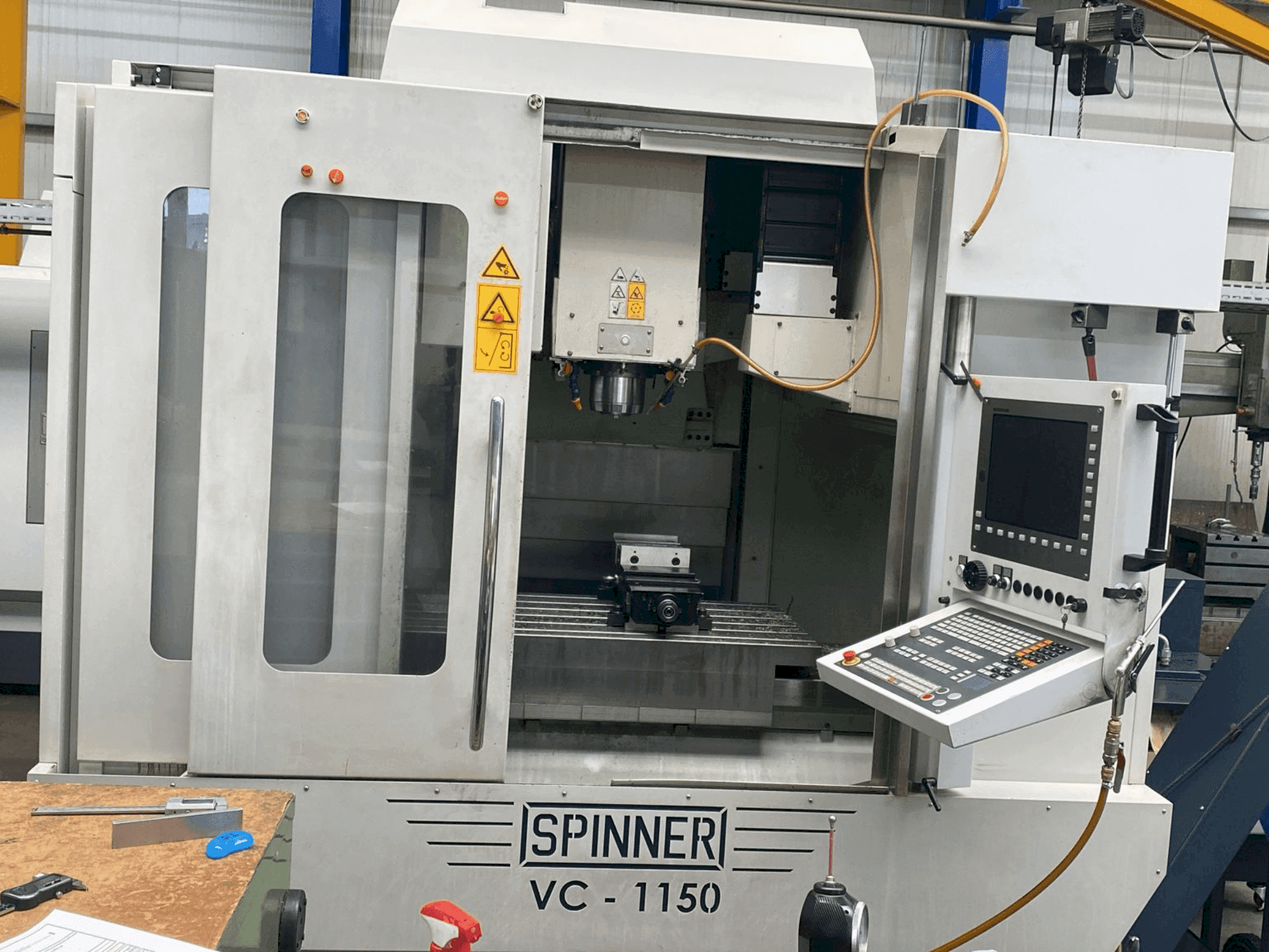 SPINNER VC 1150 Mašinos vaizdas iš priekio