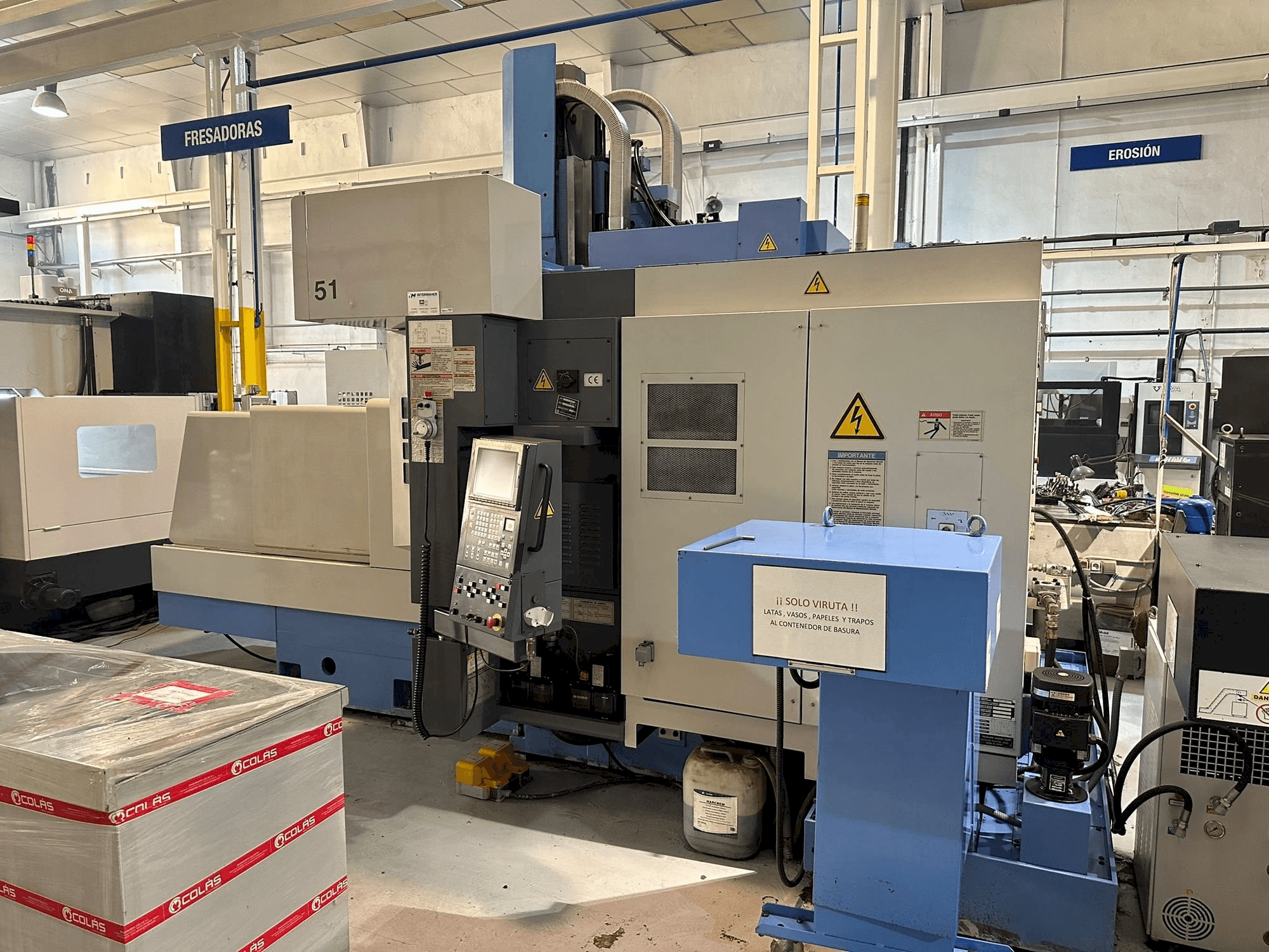 Mazak FJV-35/60 Mašinos vaizdas iš priekio