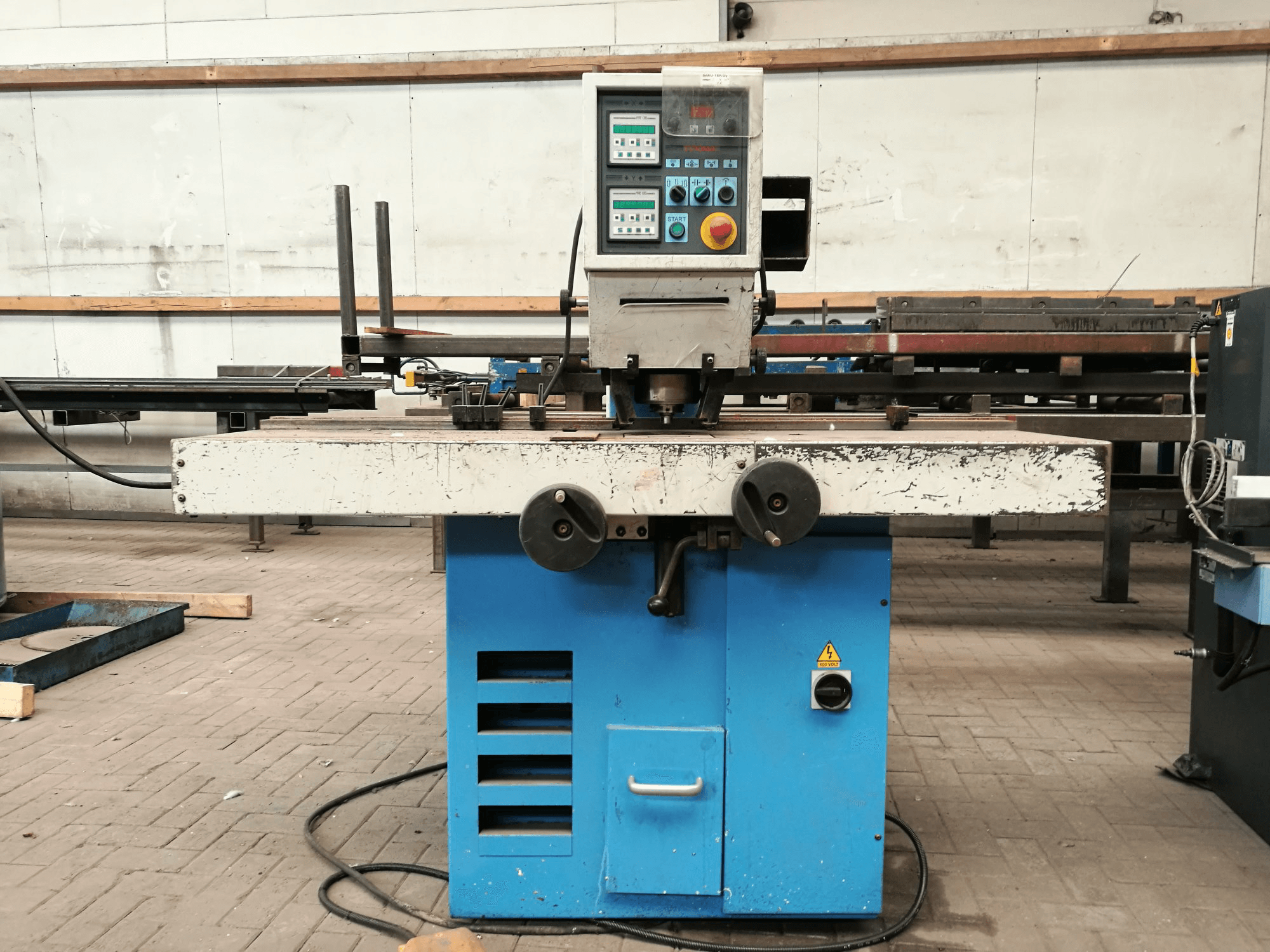 Euromac XP 750/25 Mašinos vaizdas iš priekio