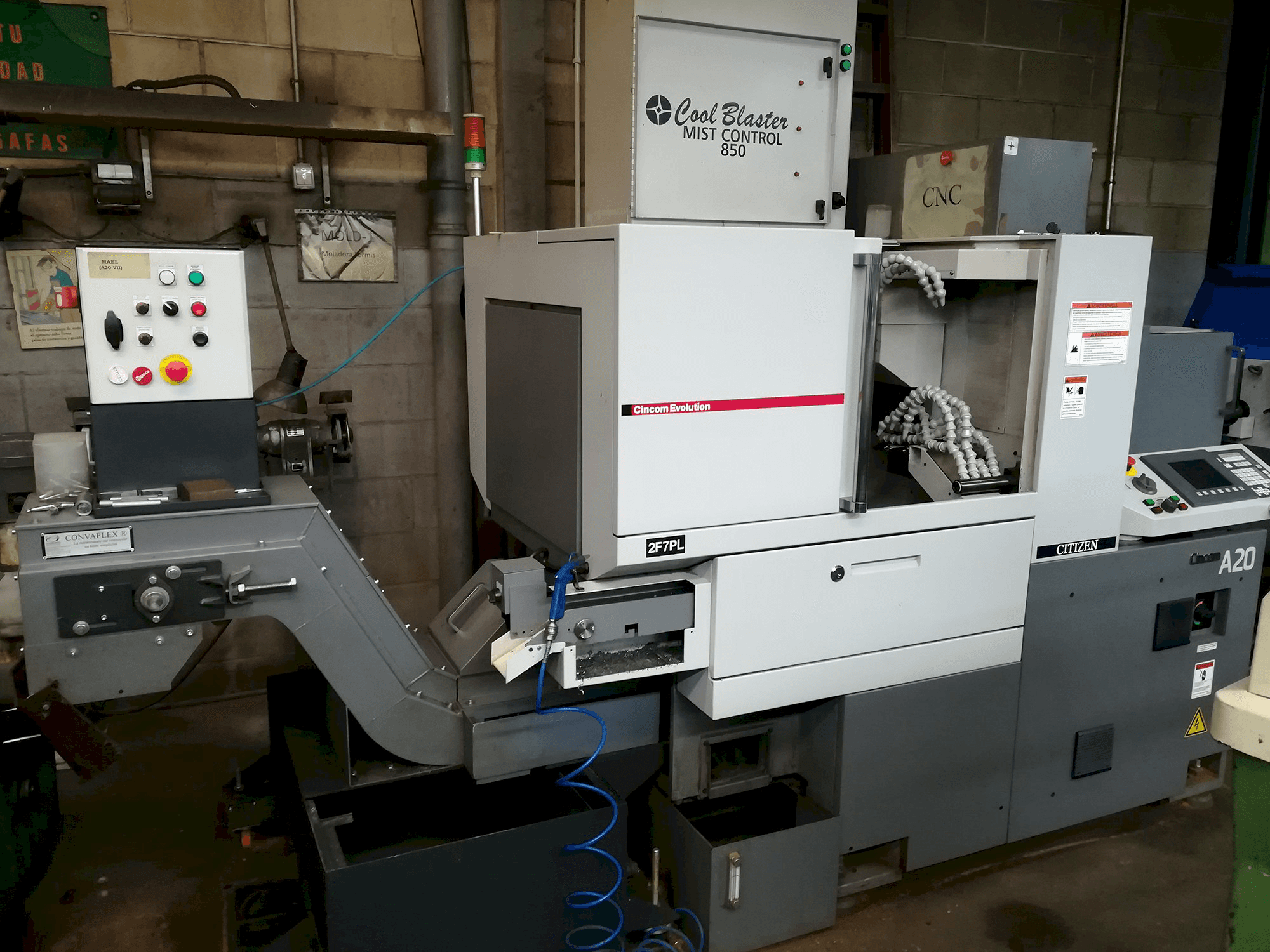 CITIZEN Mašinos vaizdasCincom A20 iš priekio