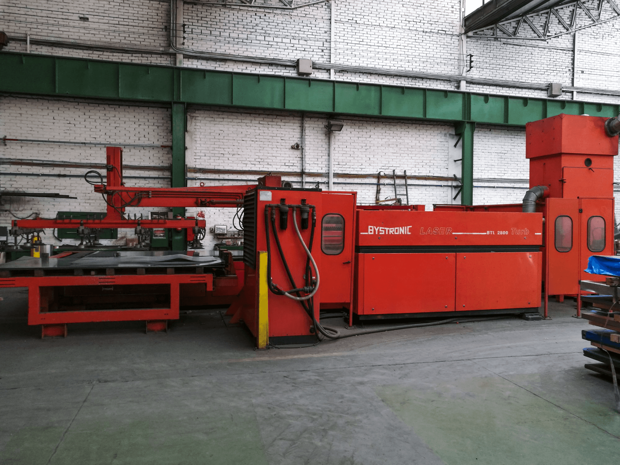 Bystronic Bystar 3015 BTL 2800 Mašinos darbo patalpa