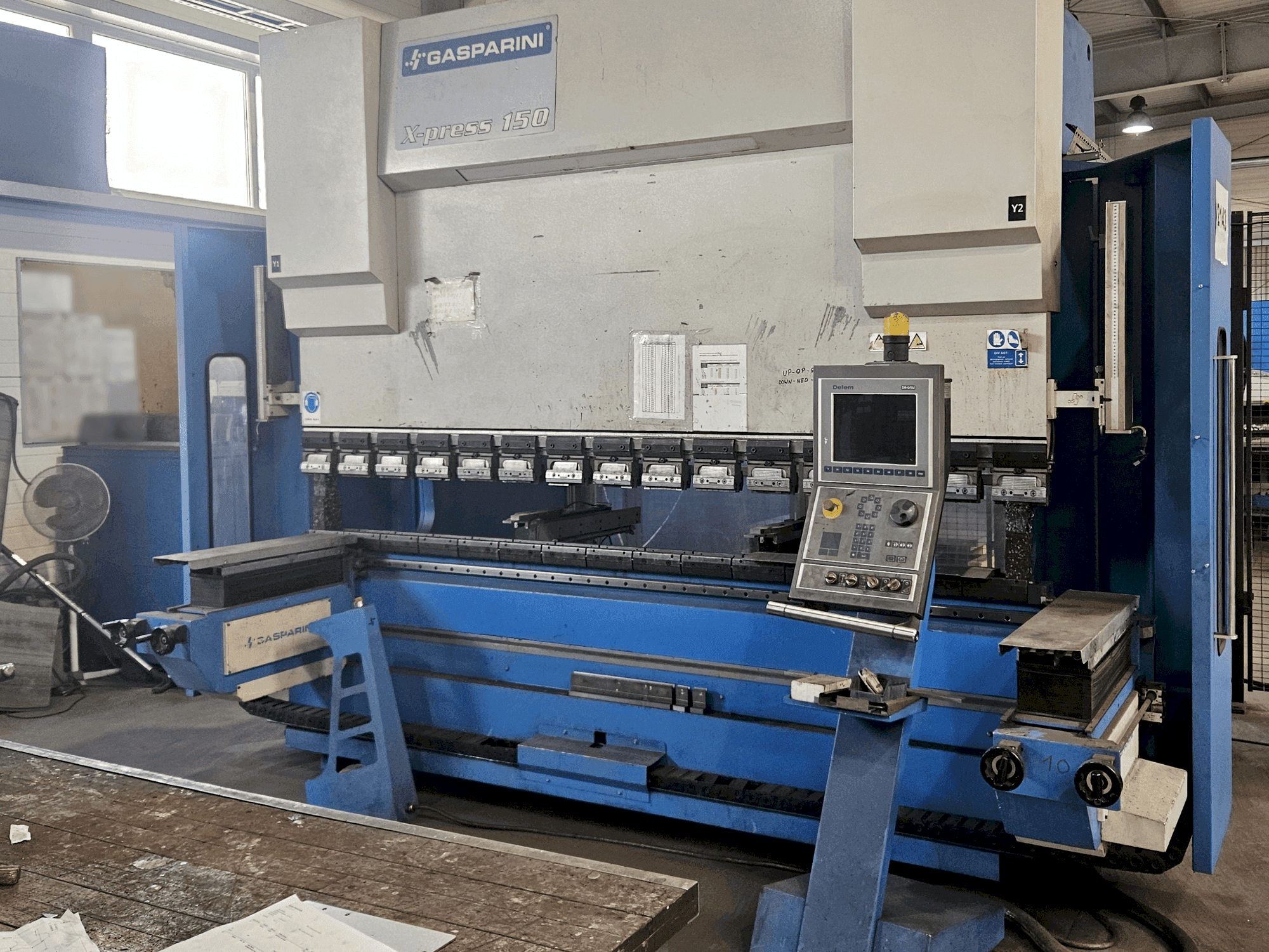 GASPARINI XP 150/3000 Mašinos vaizdas iš priekio