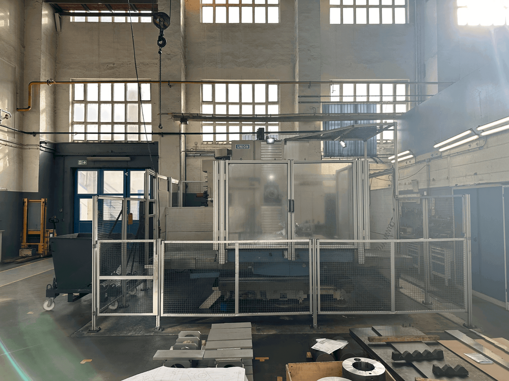 Union TC 110 Mašinos vaizdas iš priekio