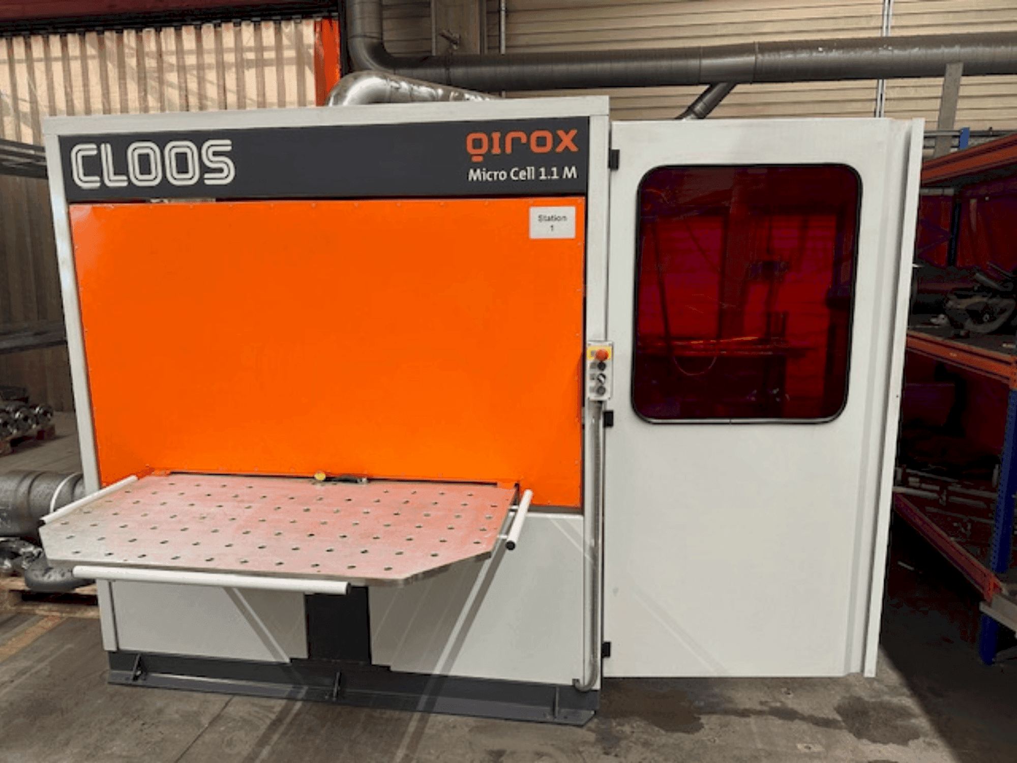 CLOOS Qirox Micro Cell 1.1 M Mašinos vaizdas iš priekio