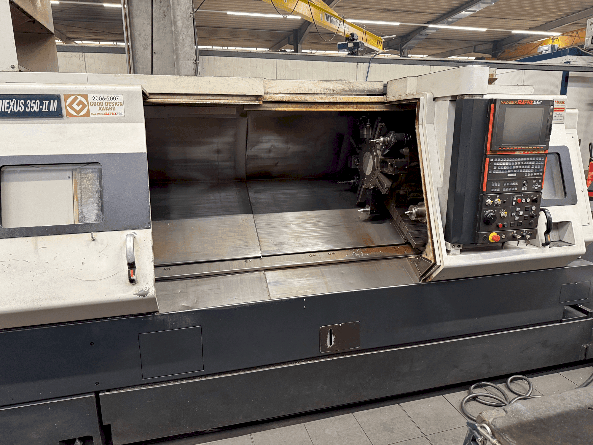 Mazak Quick Turn Nexus 350-II M Mašinos vaizdas iš priekio