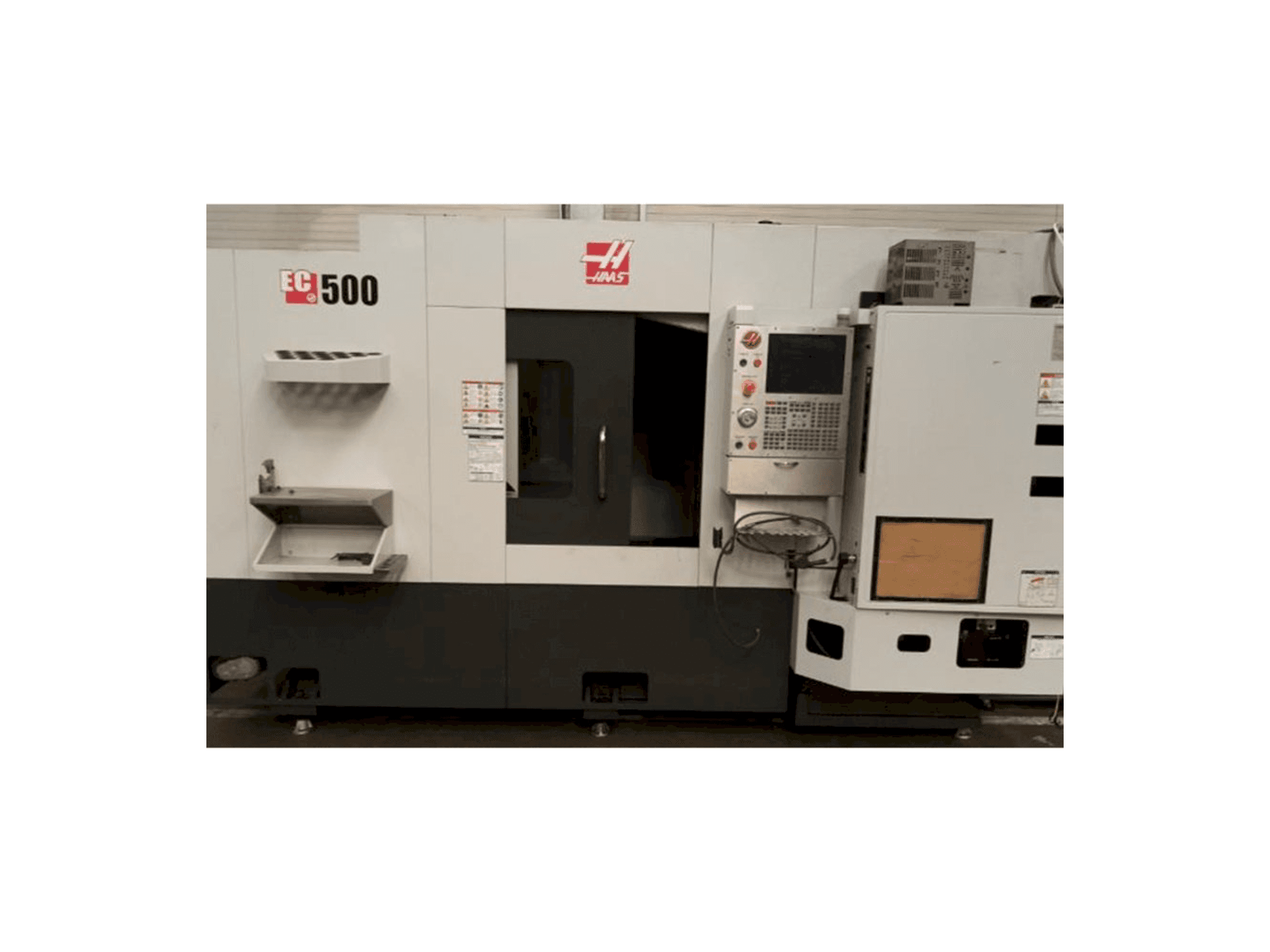 HAAS EC-500 Mašinos vaizdas iš priekio