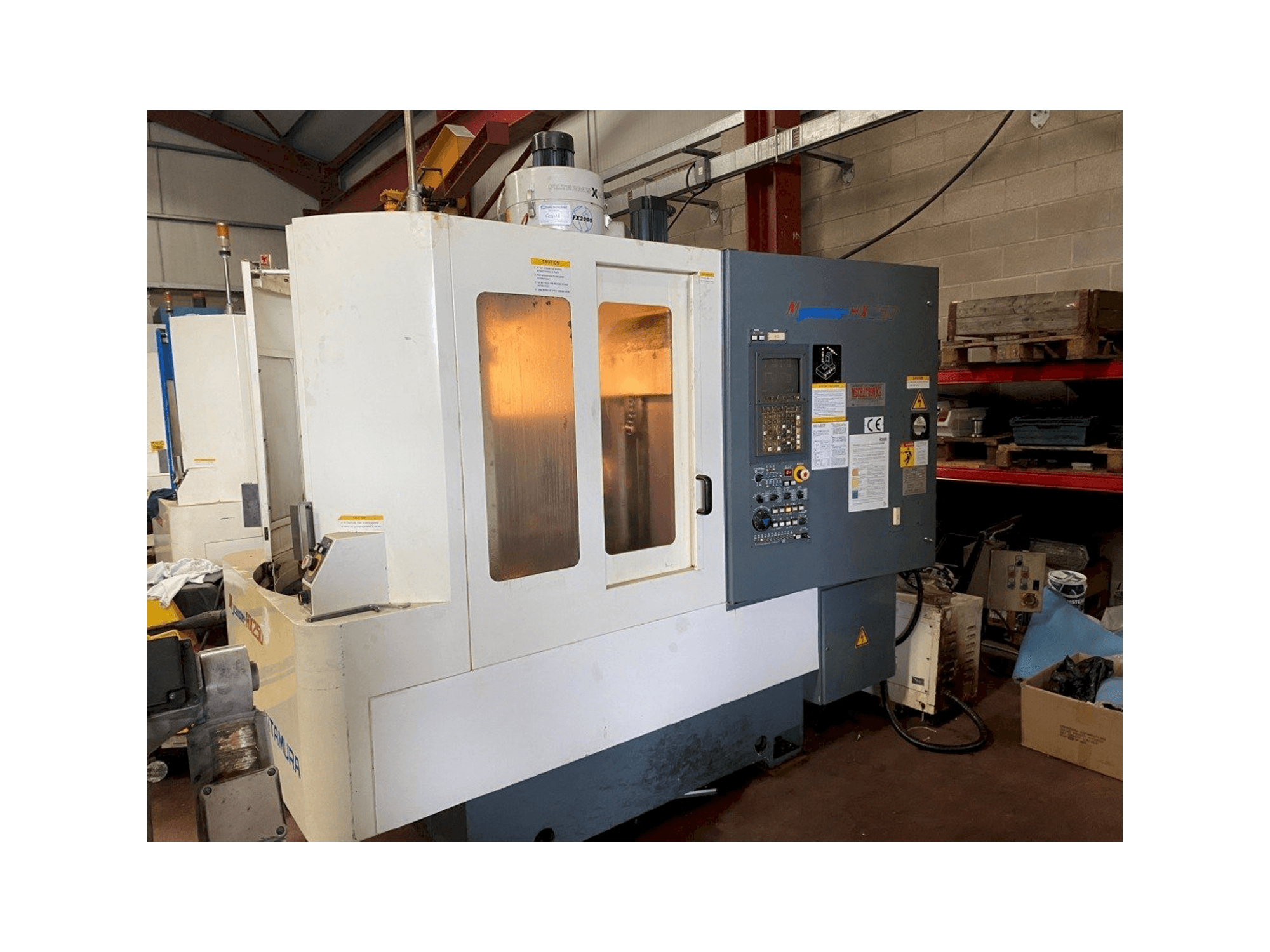 Kitamura Mycenter HX250 Mašinos vaizdas iš priekio