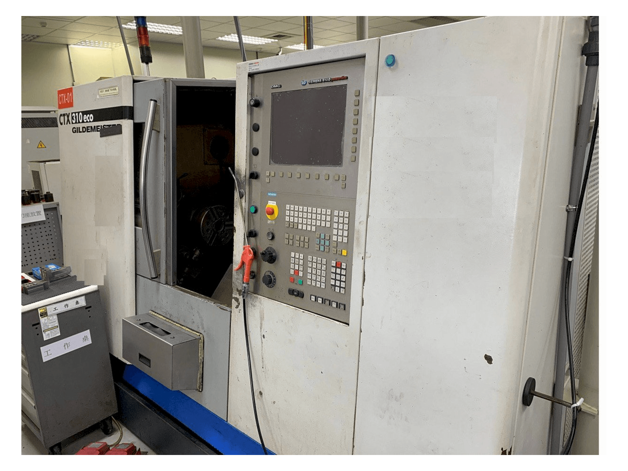 Gildemeister CTX 310V1 eco Mašinos vaizdas iš priekio