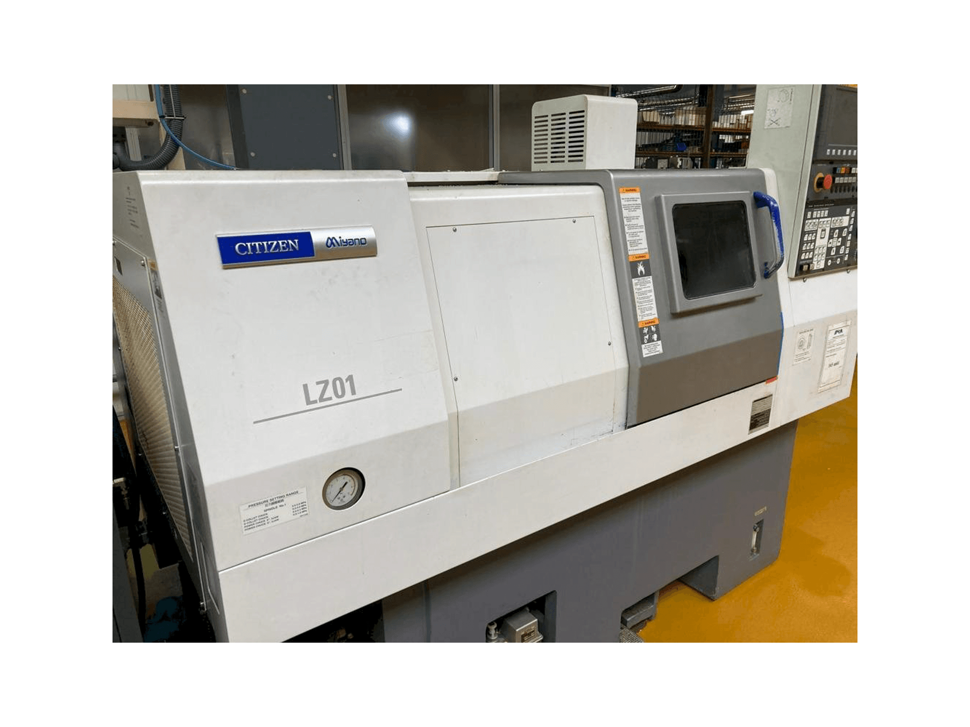 Miyano LZ-01RY2 Mašinos vaizdas iš priekio