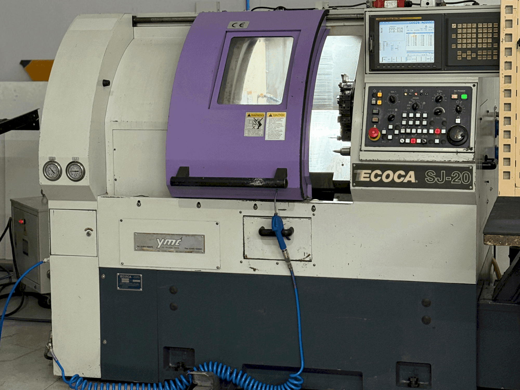 ECOCA SJ-20 Mašinos vaizdas iš priekio