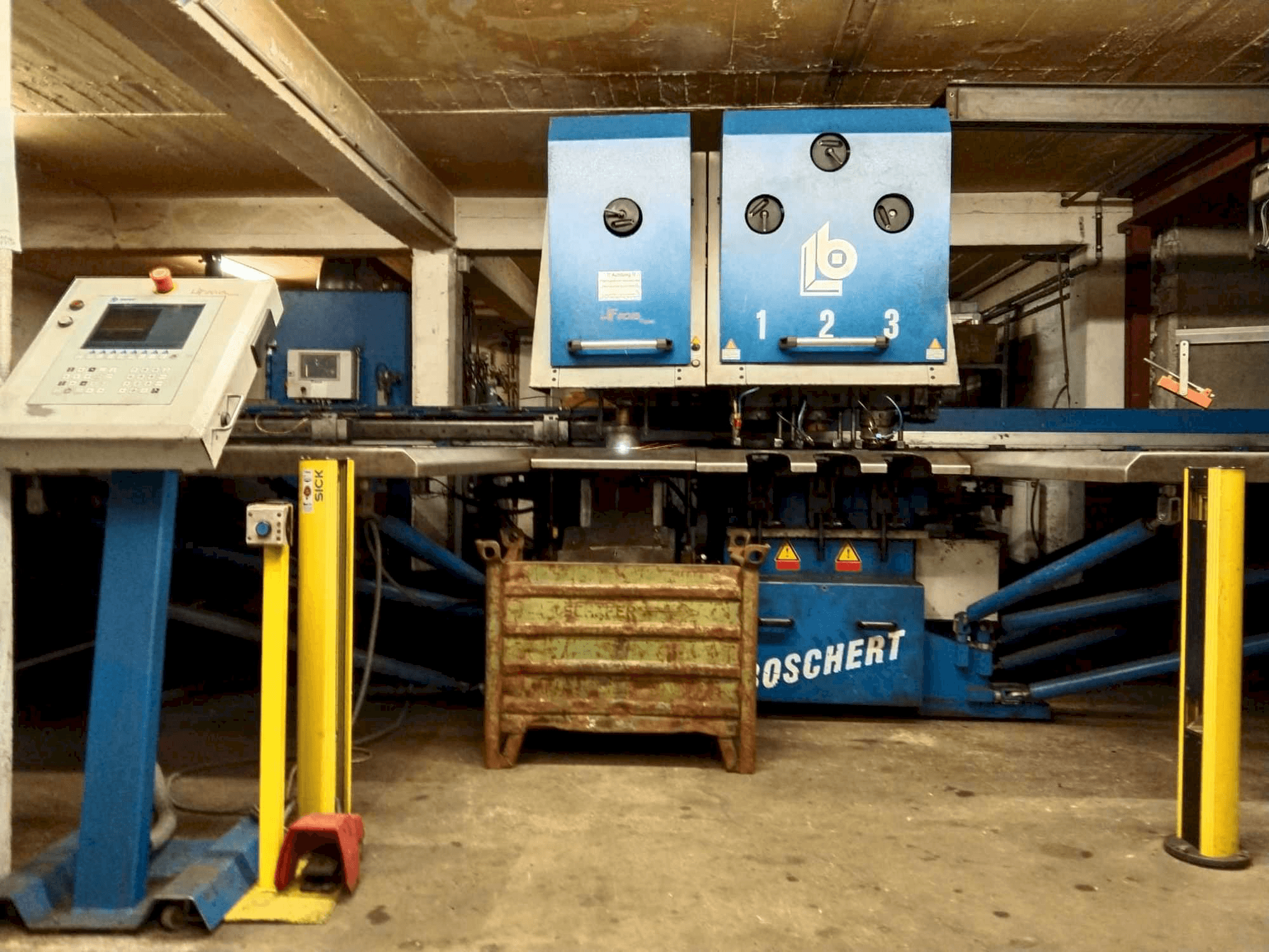 Boschert Tri Combicut plasma Mašinos vaizdas iš priekio