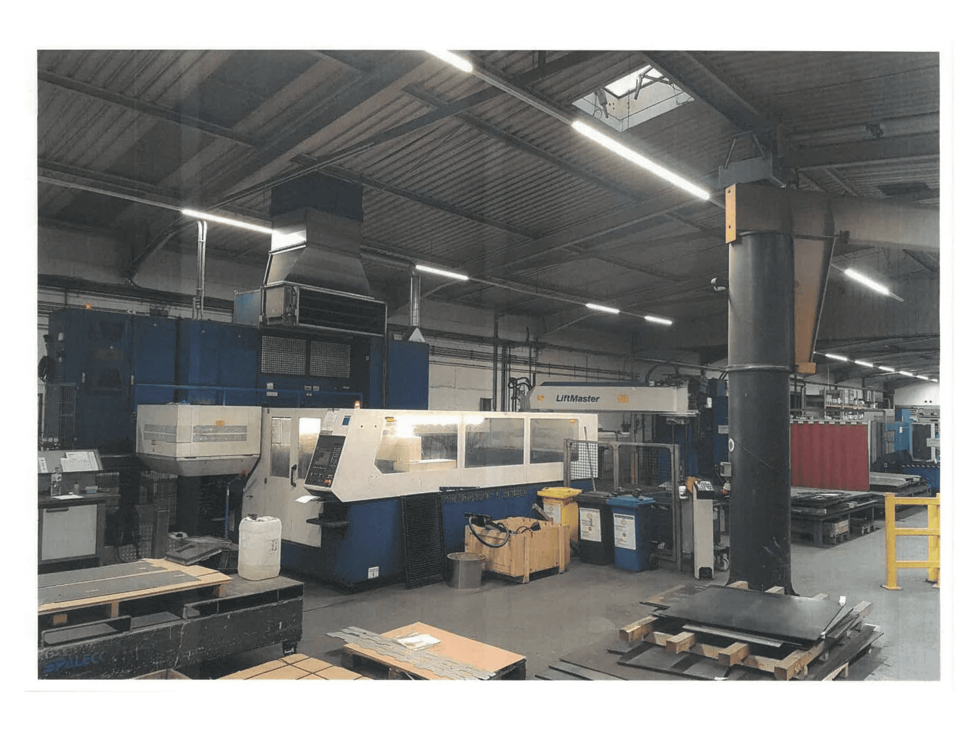 TRUMPF Laser 30/30 Mašinos vaizdas iš priekio