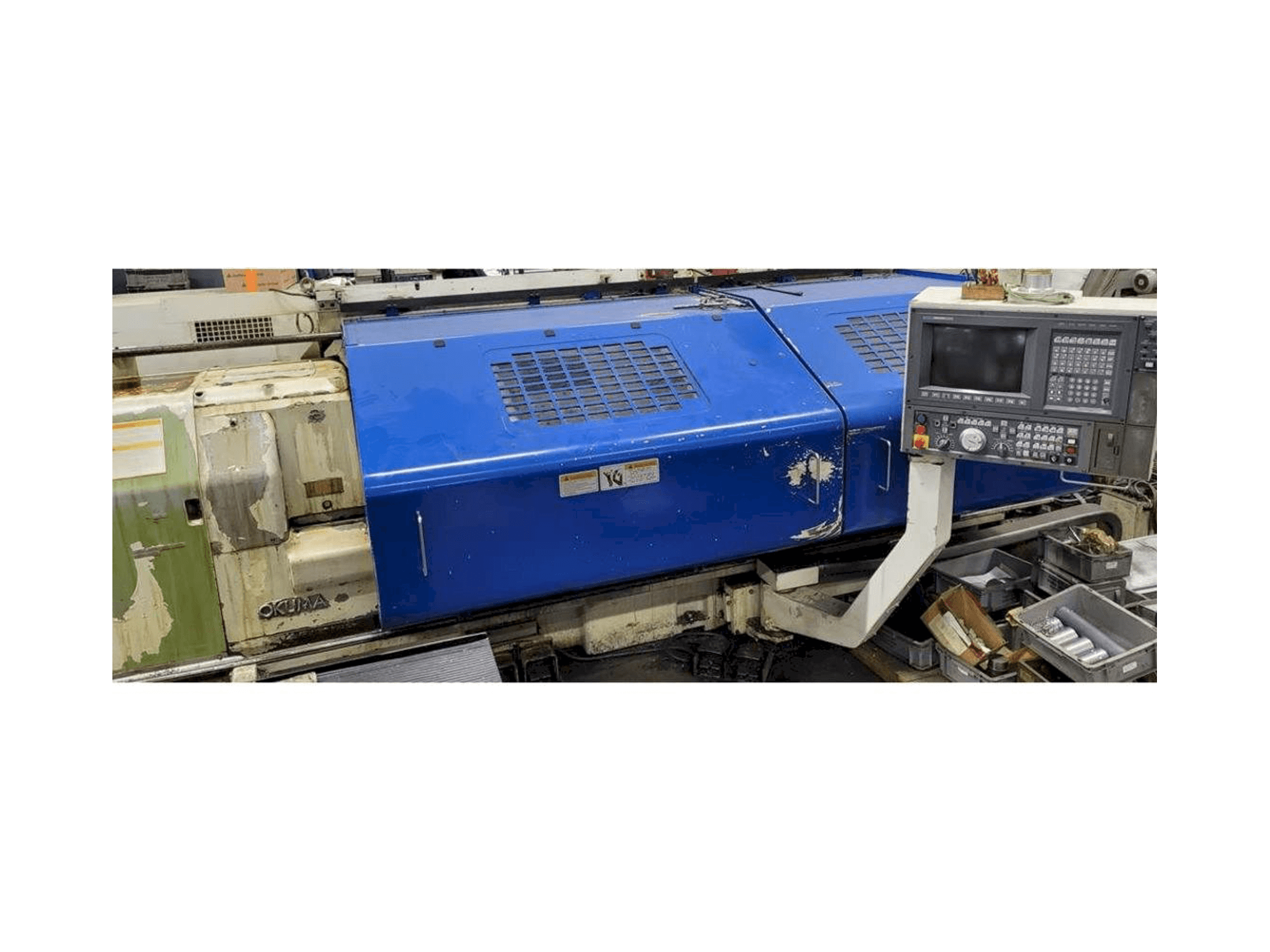 Okuma LH35 Mašinos vaizdas iš priekio