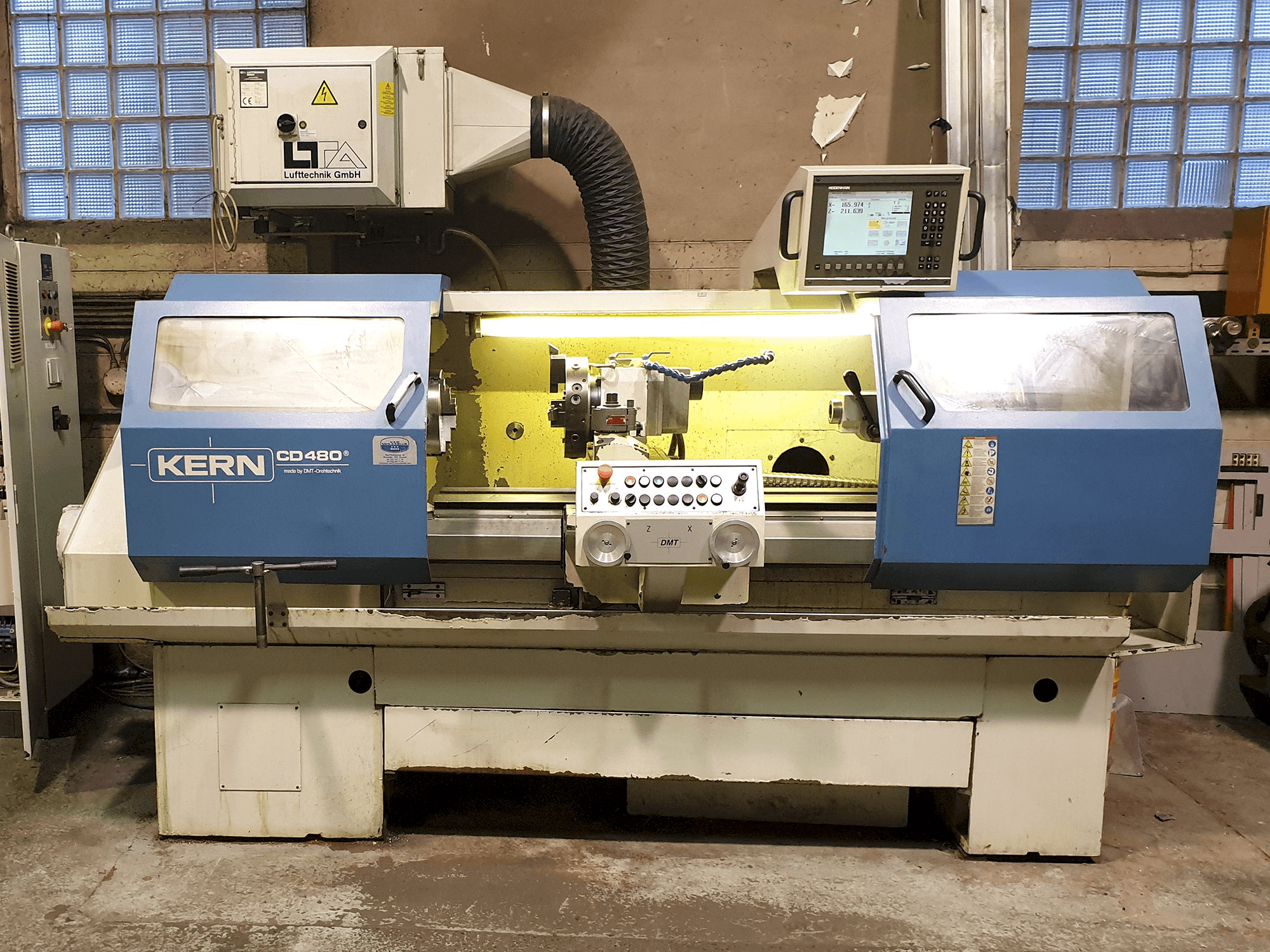 KERN Mašinos vaizdasCD 480 iš priekio