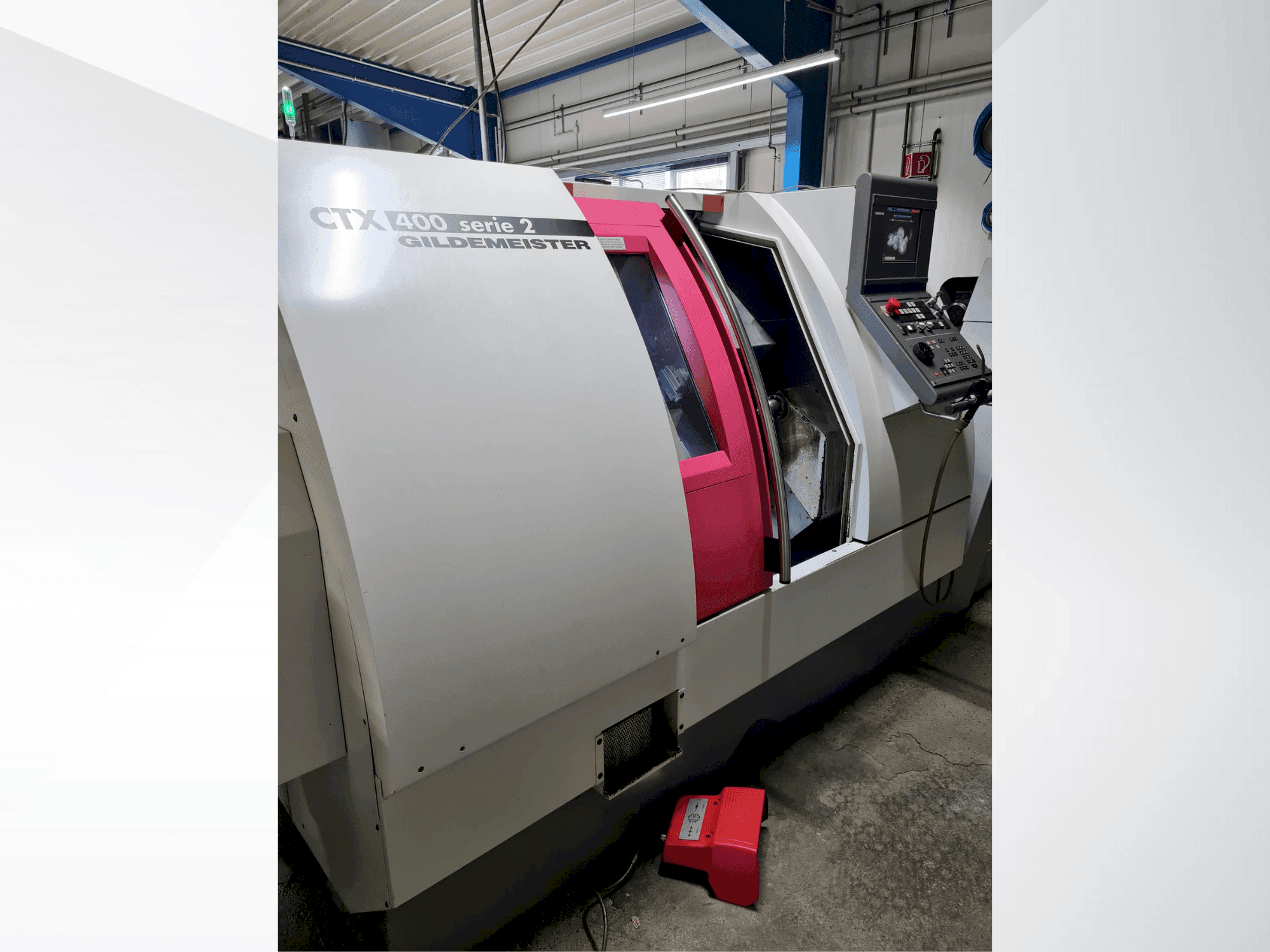 Gildemeister CTX 400 S2 Mašinos vaizdas iš priekio