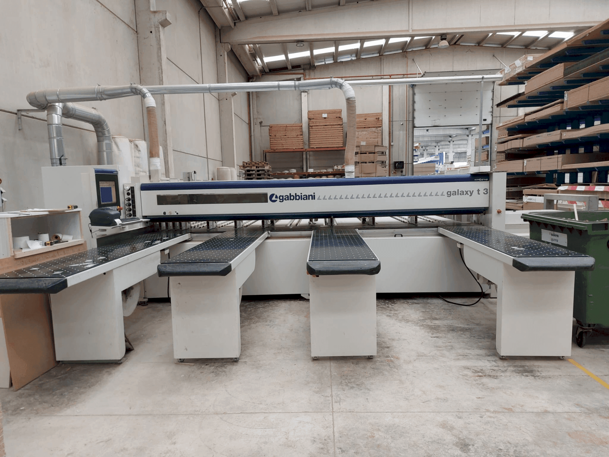 SCM Gabbiani Galaxy T3 110A Mašinos vaizdas iš priekio