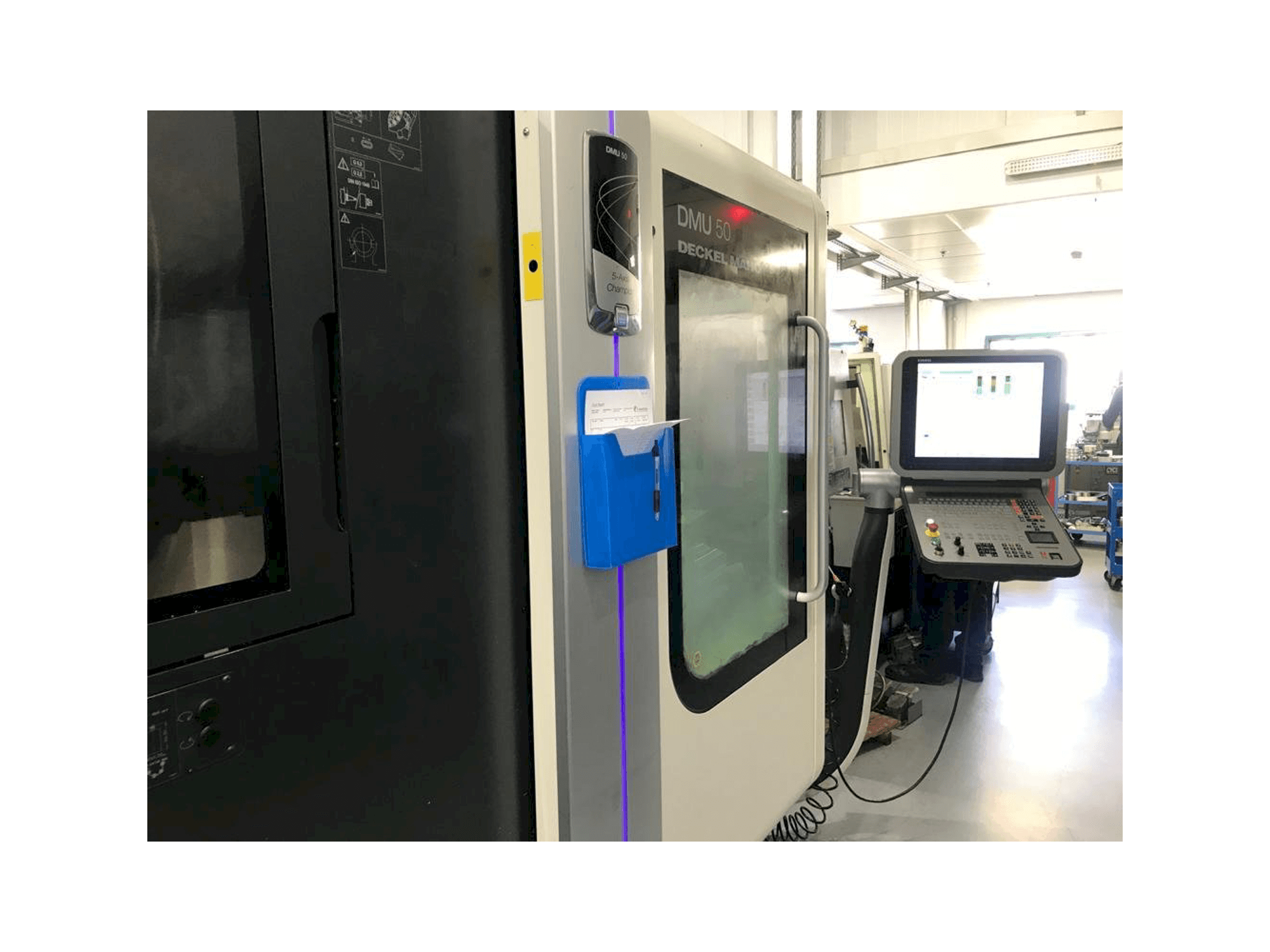 DMG Mori Seiki DMU 50 Mašinos vaizdas iš priekio