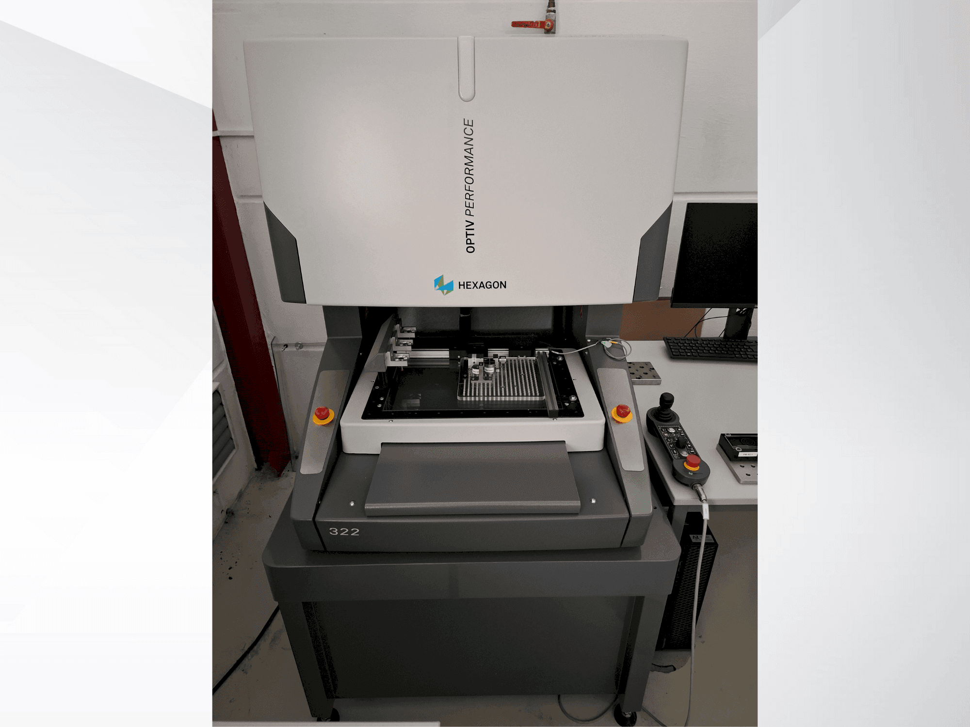 Hexagon Optiv Performance 322 Mašinos vaizdas iš priekio