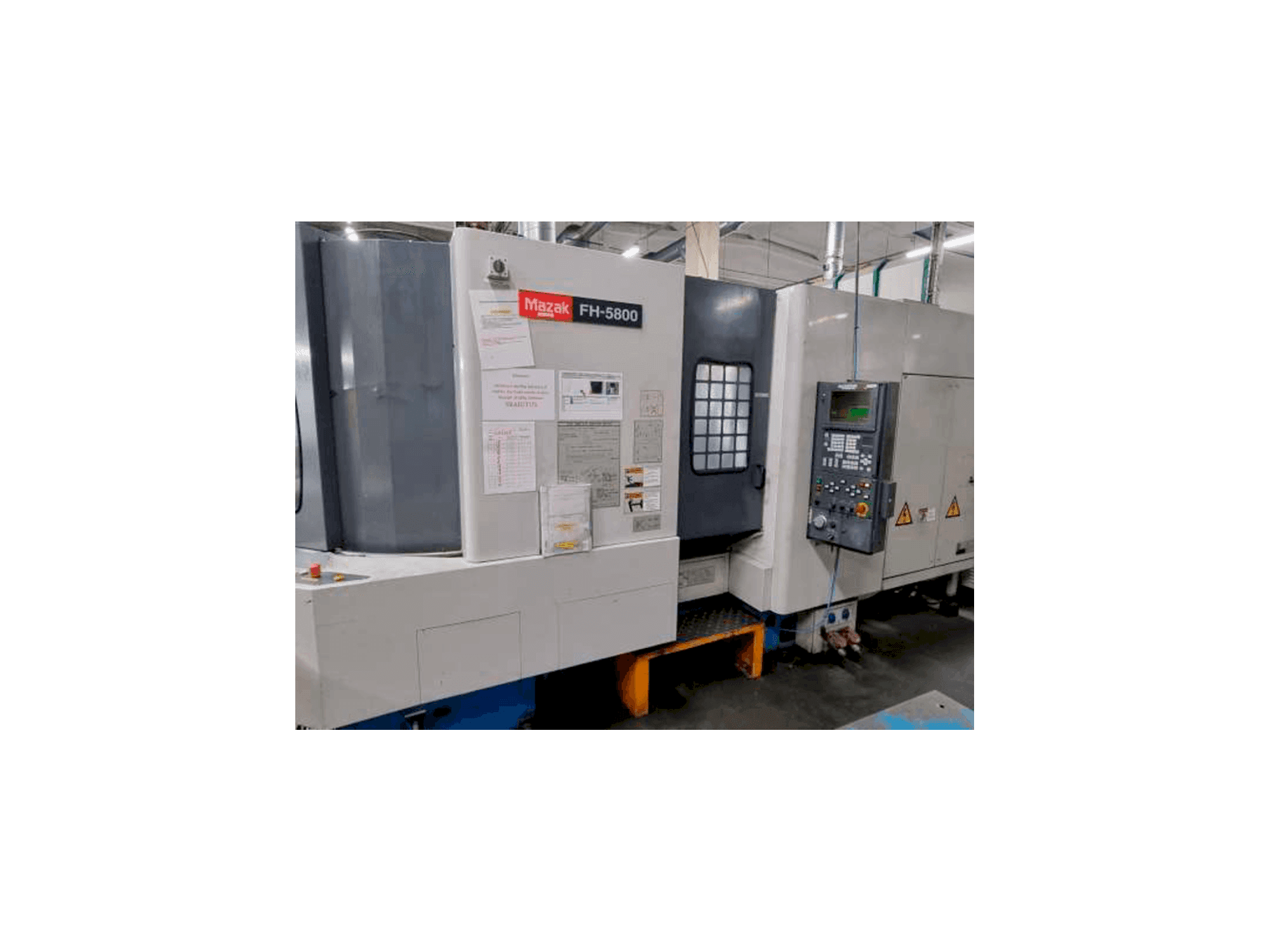 Mazak FH 5800 Mašinos vaizdas iš priekio
