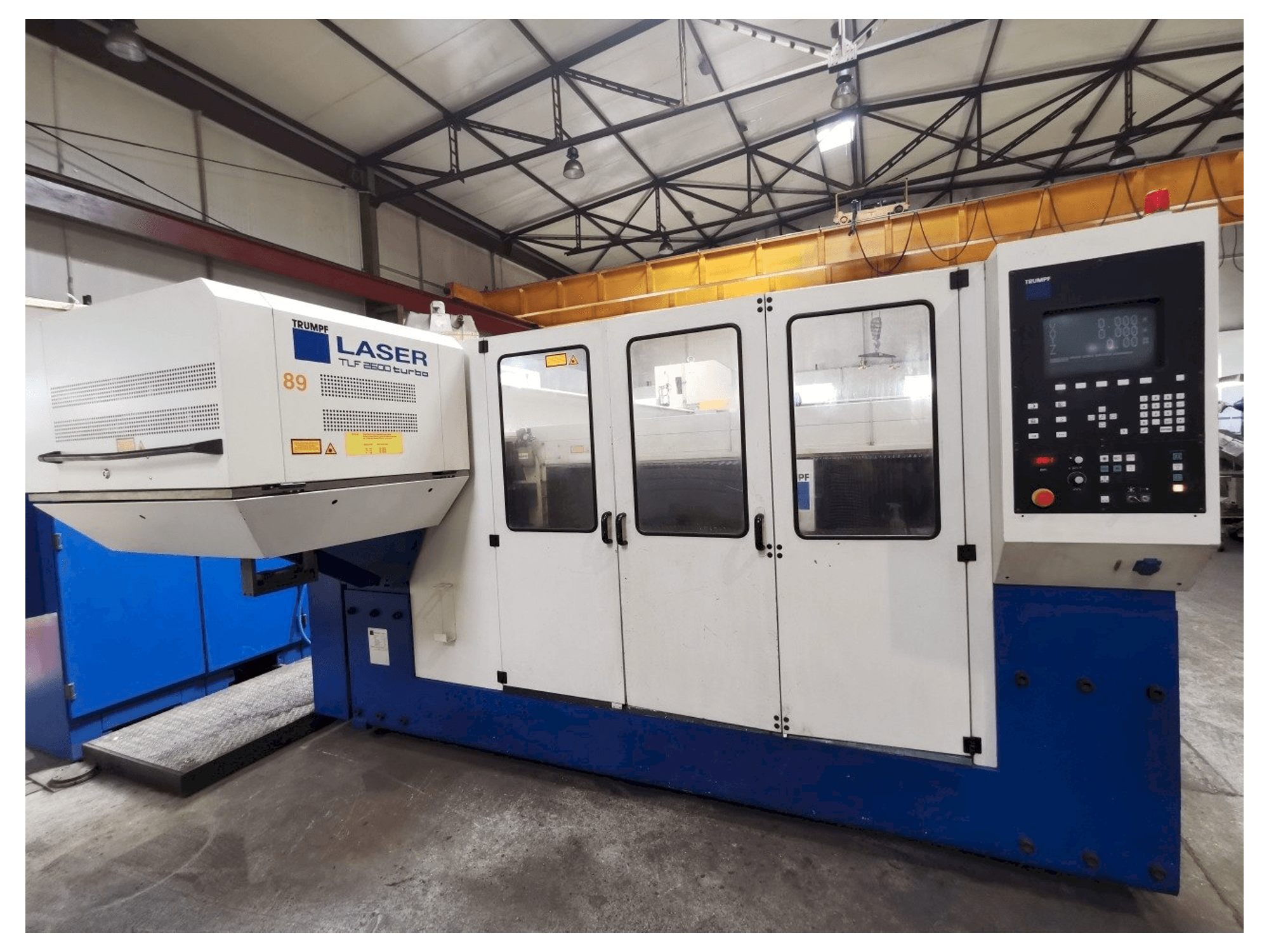 Trumpf Trumatic L 4030 Mašinos vaizdas iš priekio