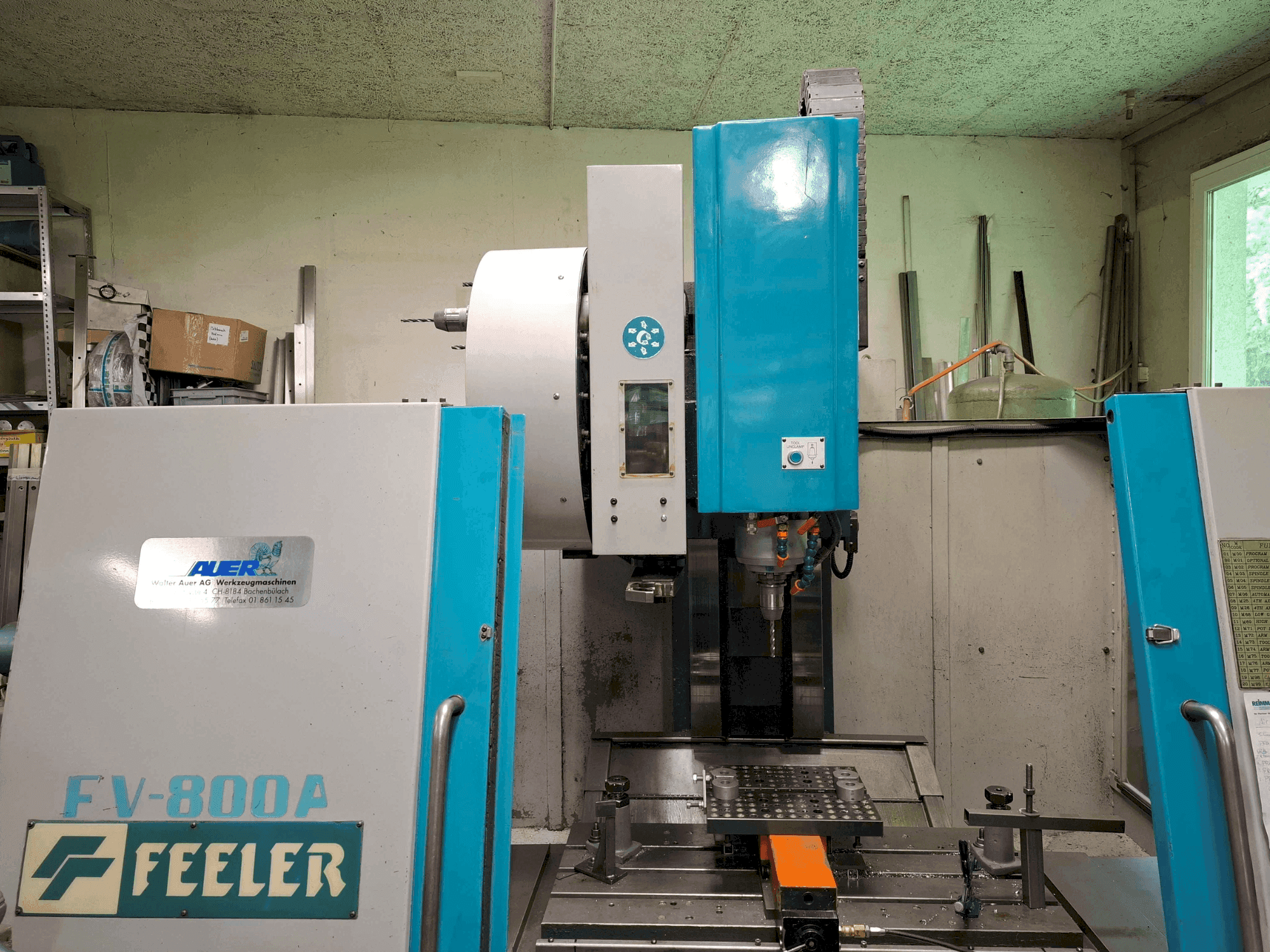 Feeler FV-800A Mašinos vaizdas iš priekio