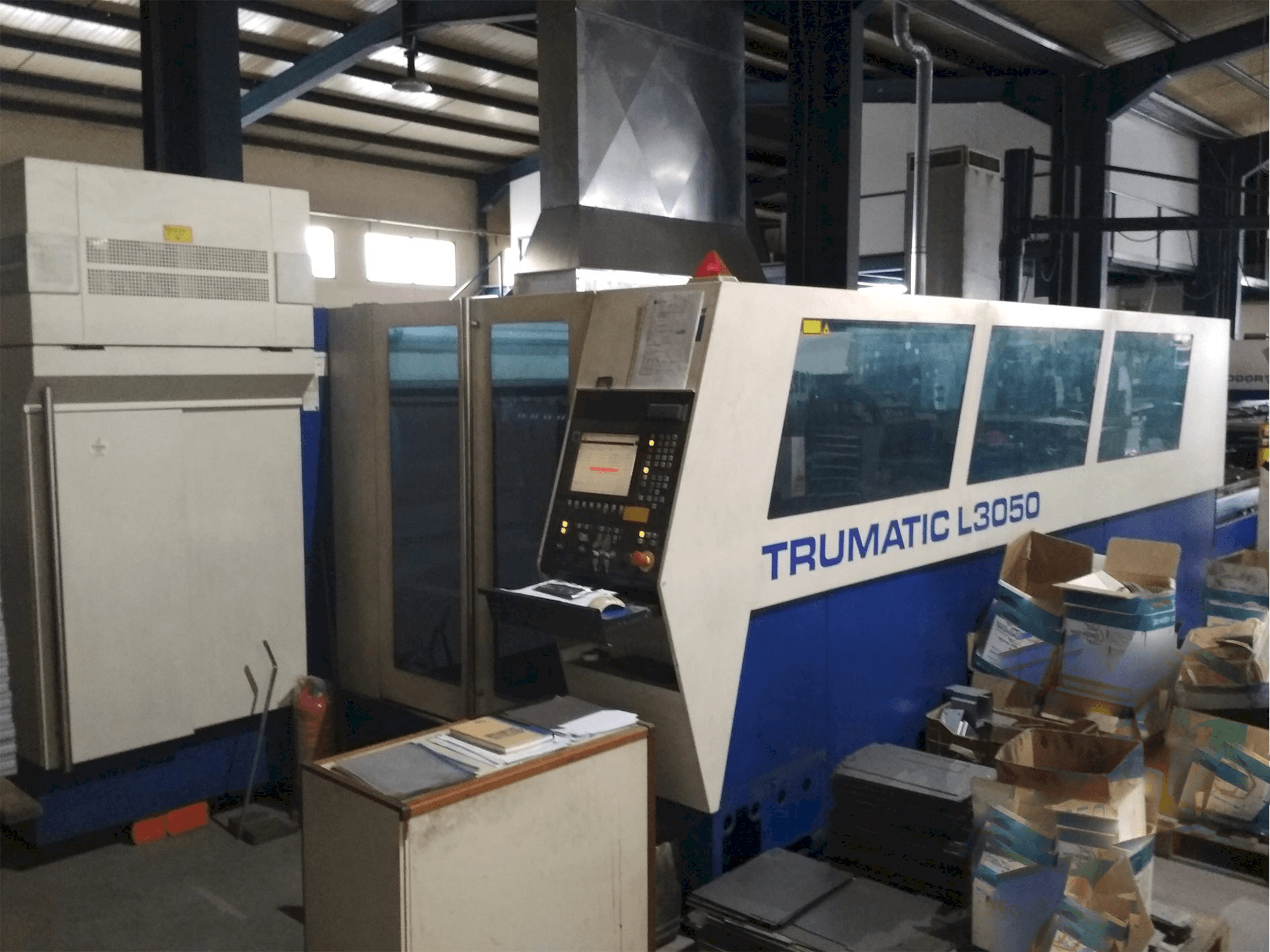 Trumpf Trumatic L3050 5kw Mašinos vaizdas iš priekio