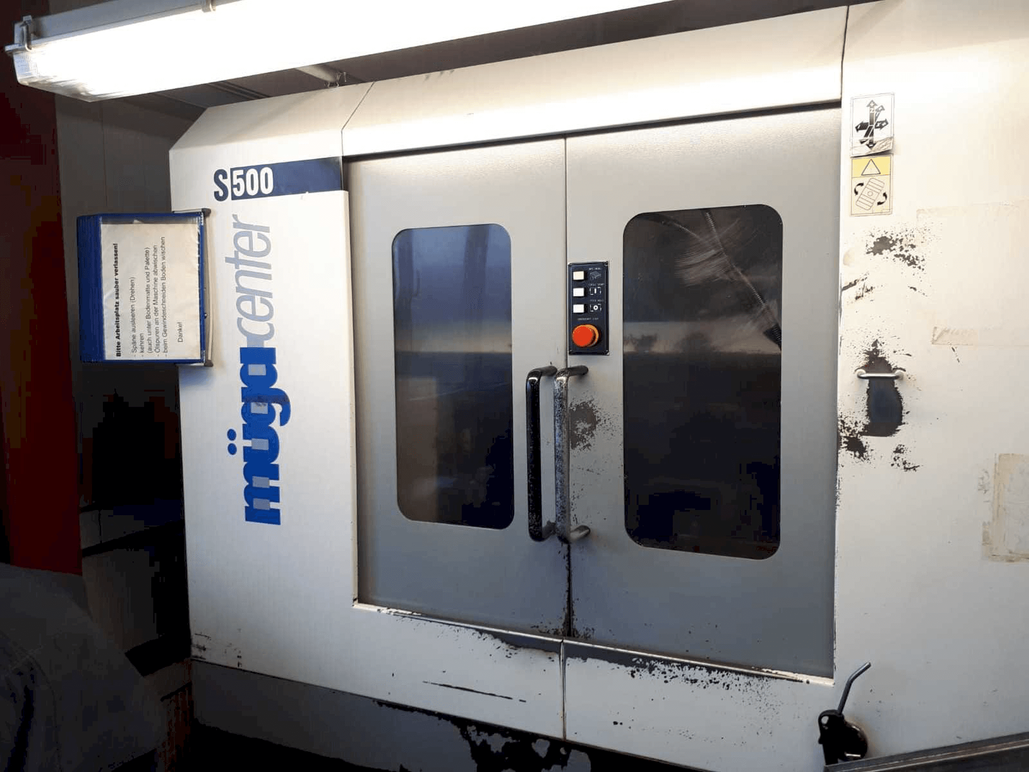 Muga S500 Mašinos vaizdas iš priekio