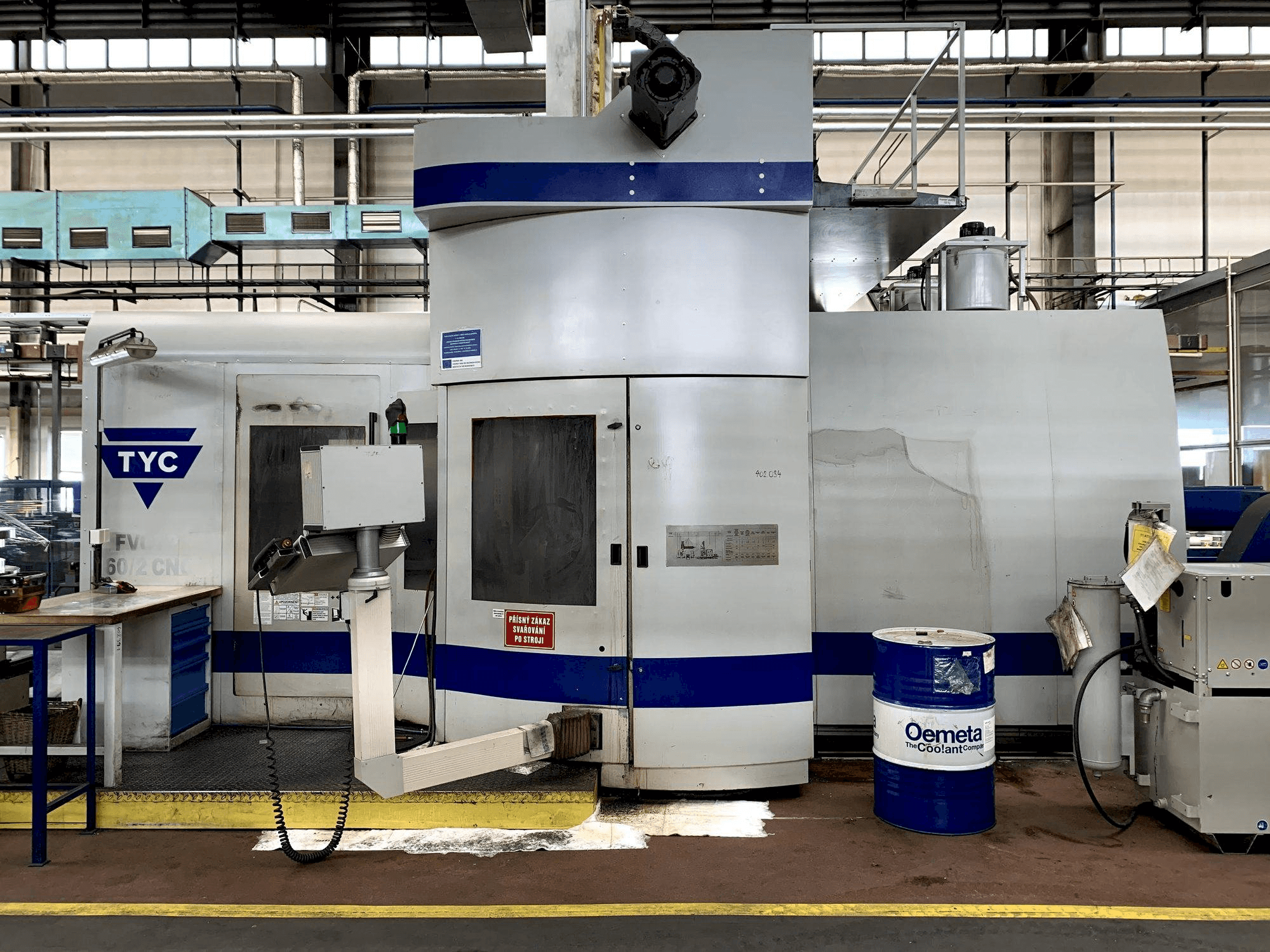 TYC FVCTP 160/2 Mašinos vaizdas iš priekio