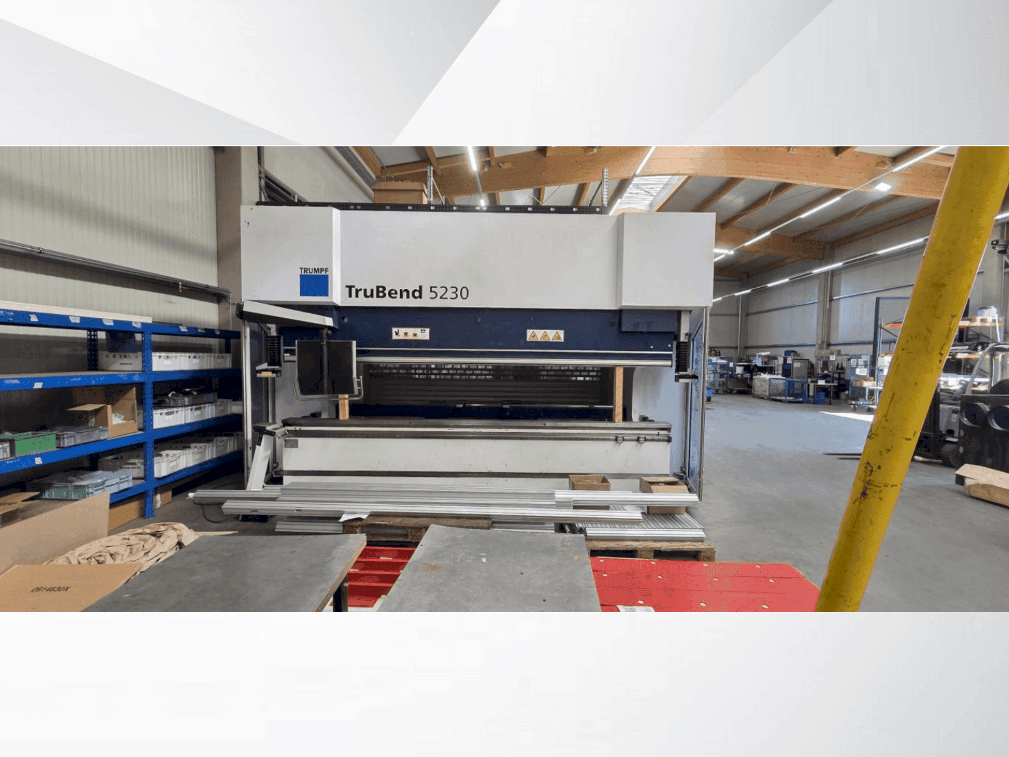 TRUMPF TruBend 5230 Mašinos vaizdas iš priekio
