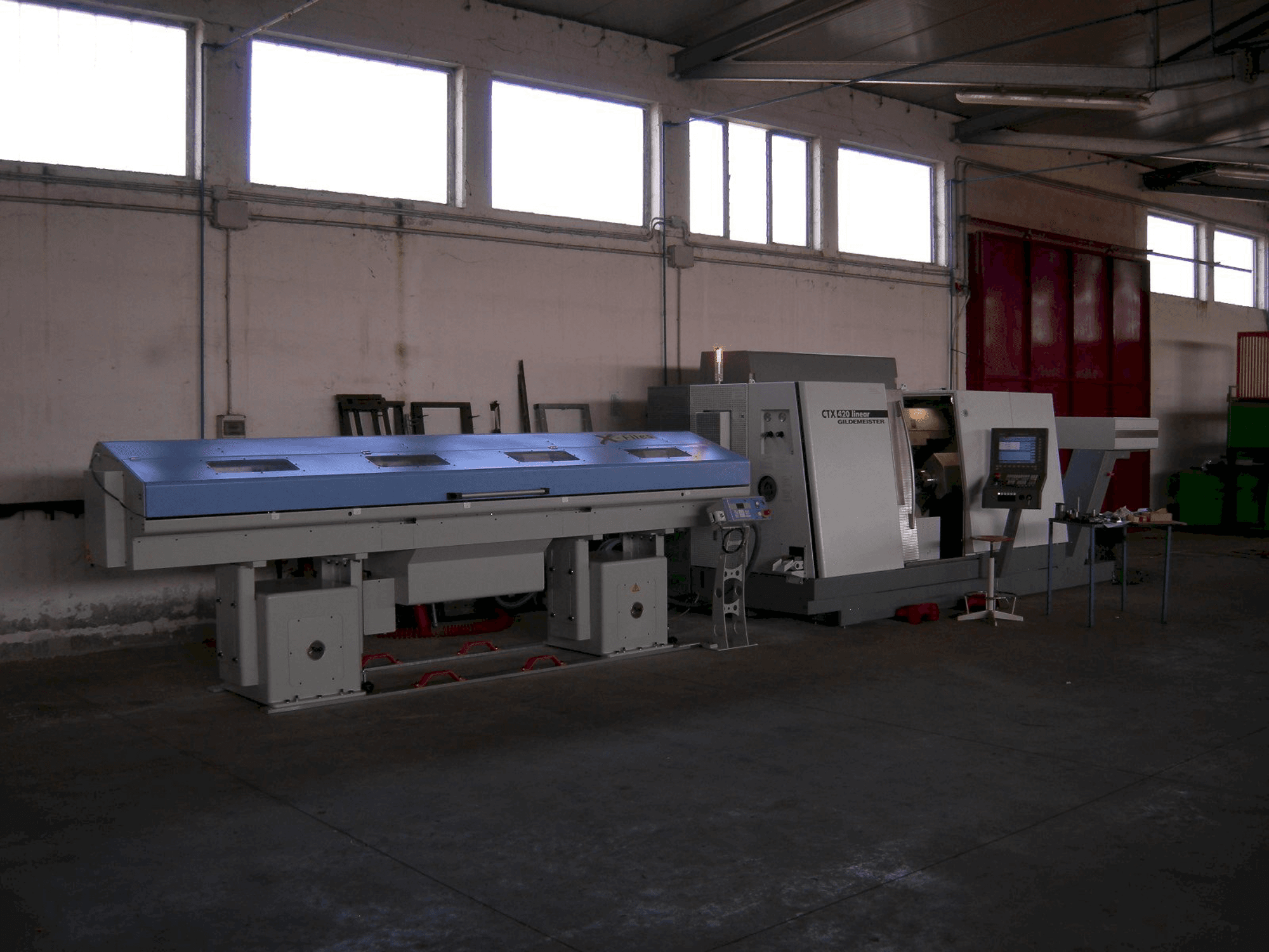 Gildemeister CTX 420 V6 linear Mašinos vaizdas iš priekio