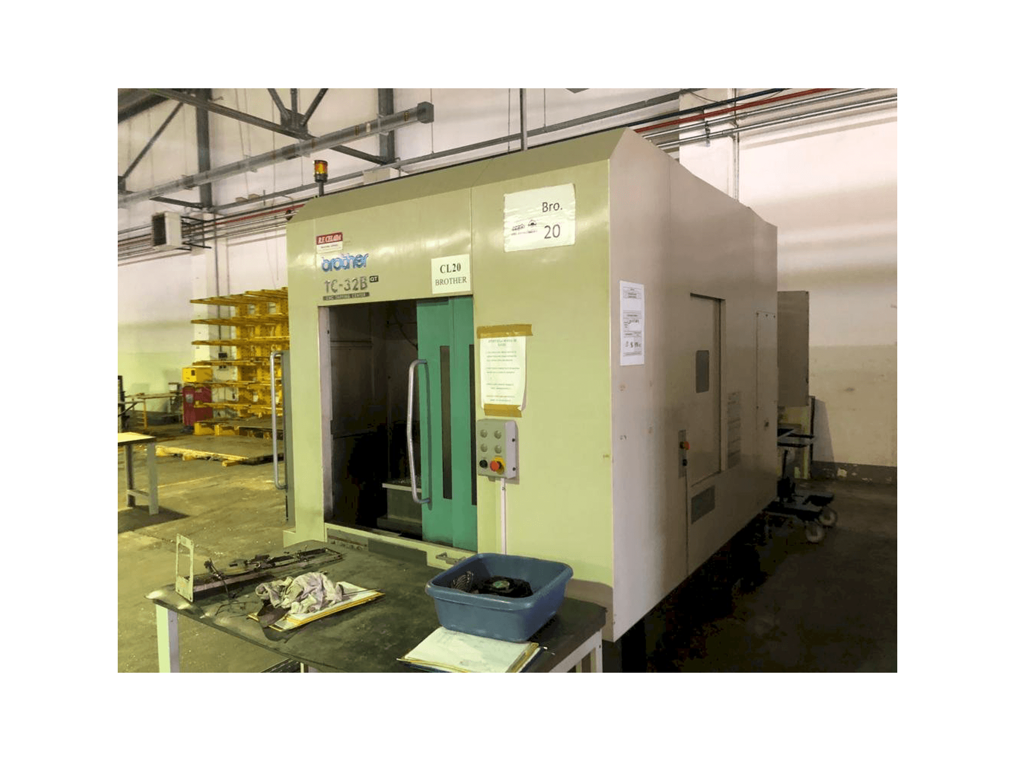 Brother TC 32B Mašinos vaizdas iš priekio