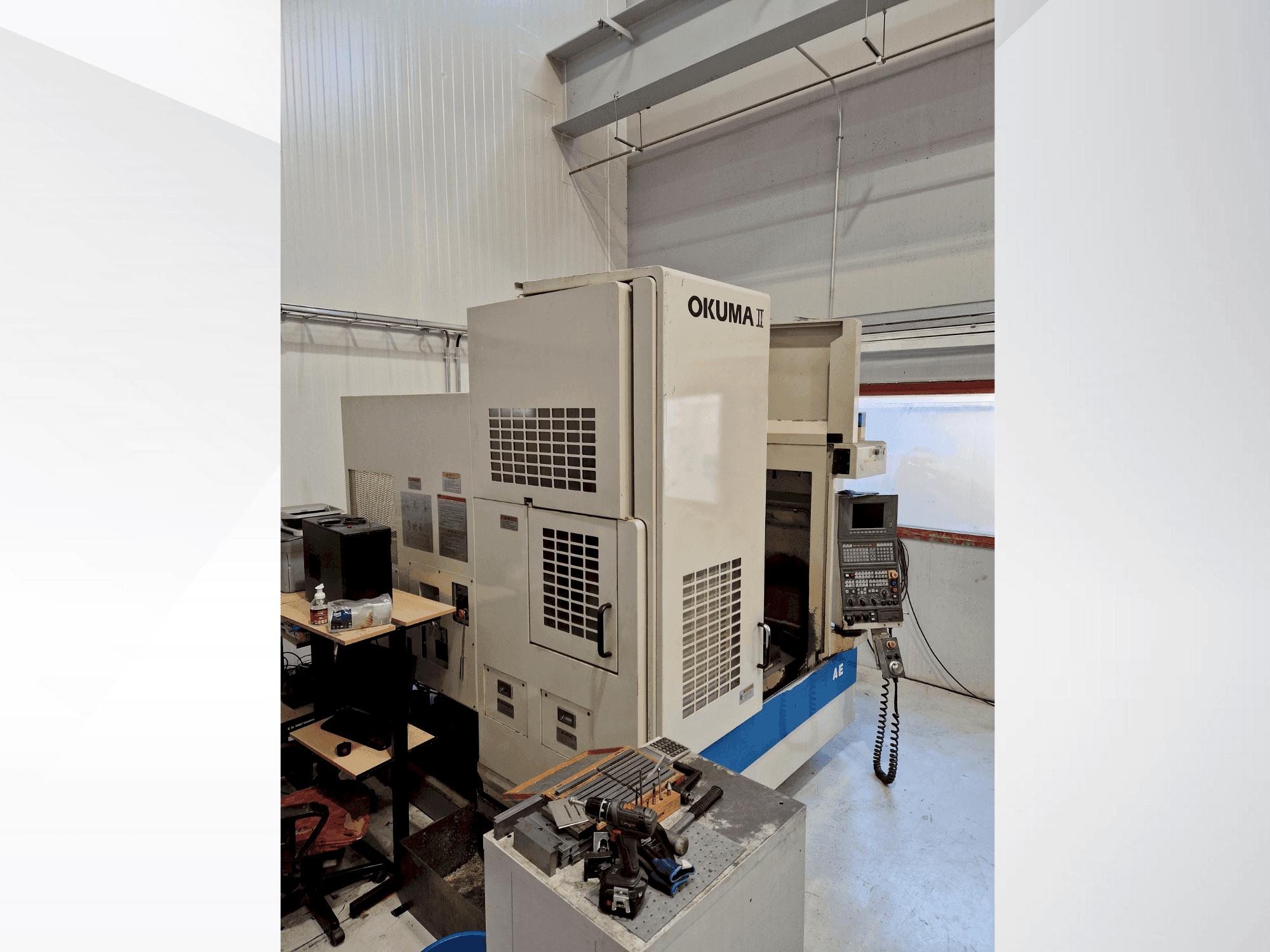 Okuma MX-45 VAE (1996) Mašinos vaizdas iš priekio