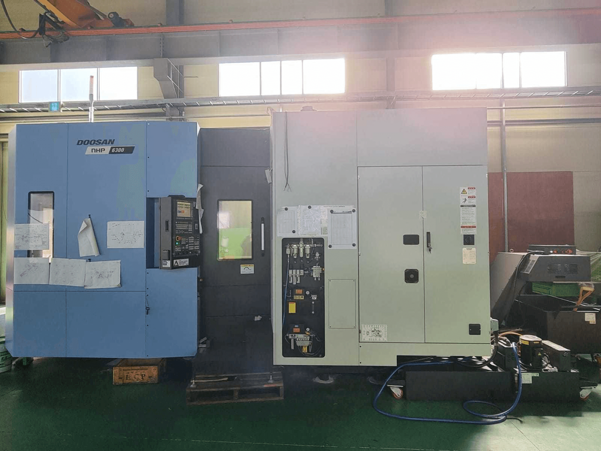 Doosan NHP 6300 Mašinos vaizdas iš priekio