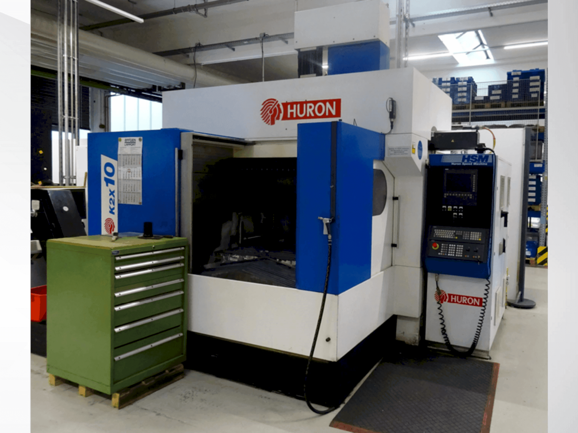 Huron K2X 10 Mašinos vaizdas iš priekio