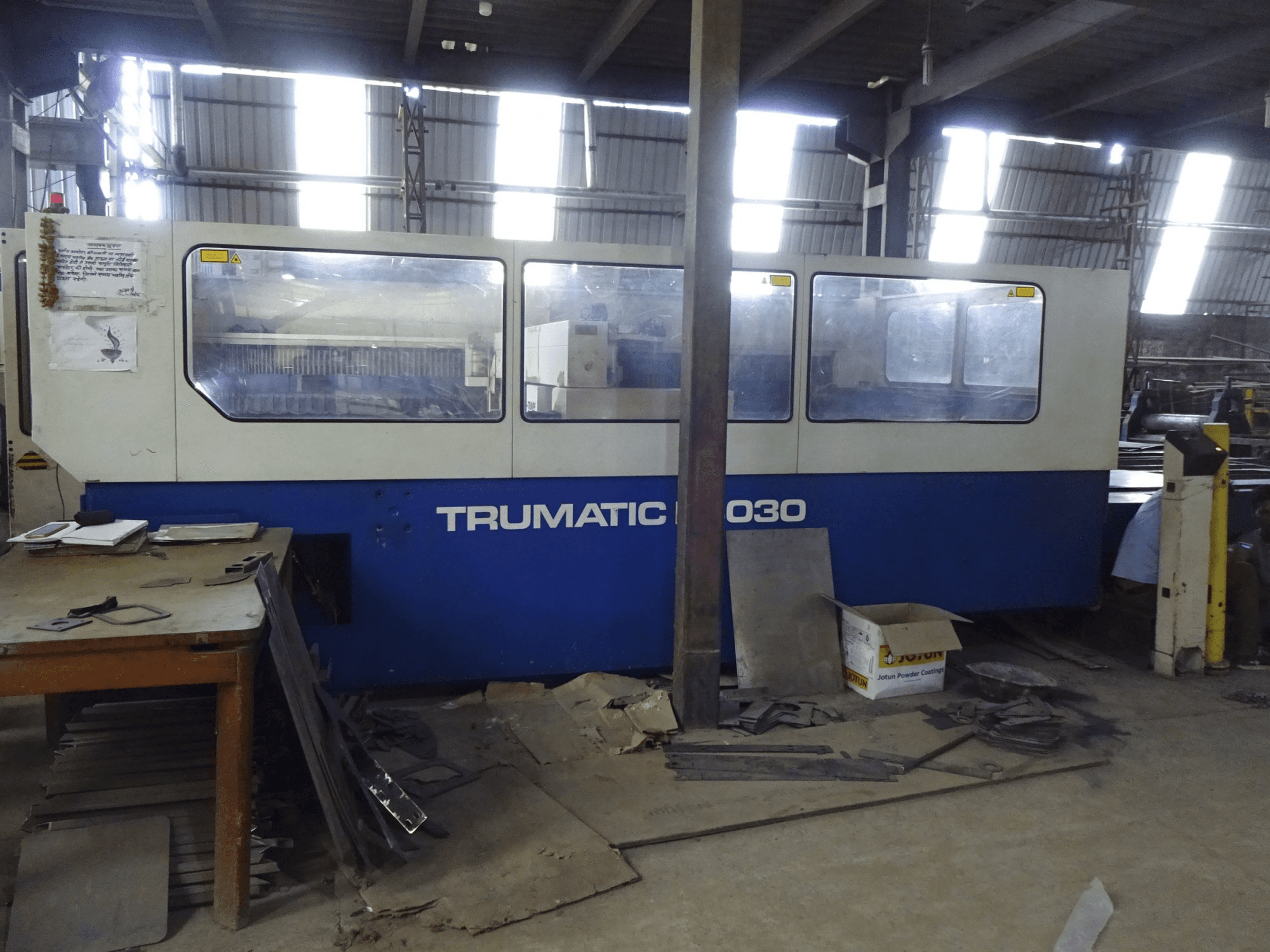 Front view of Trumpf Trumatic L3030 Machine