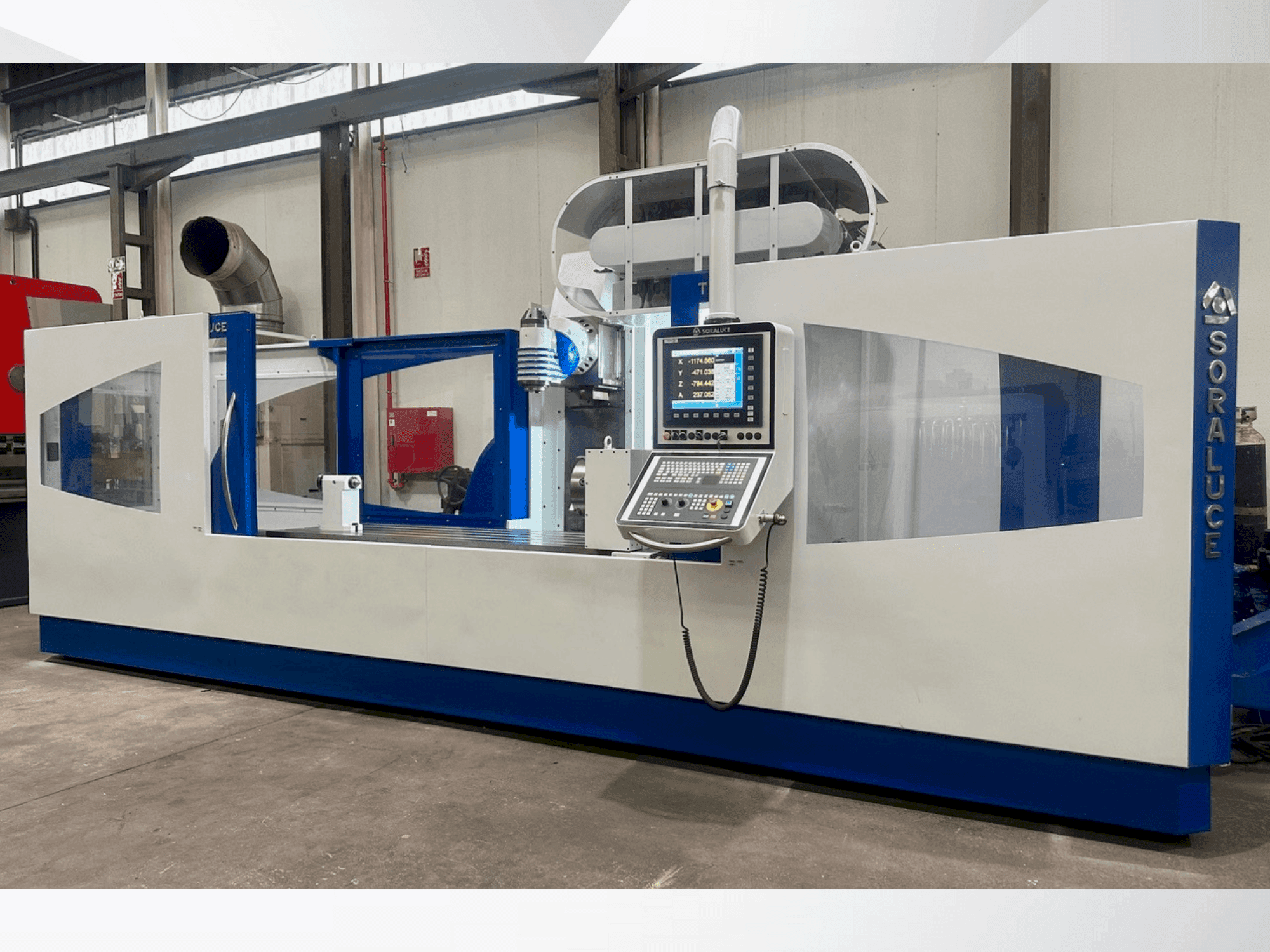 Soraluce TA-25A Mašinos vaizdas iš priekio