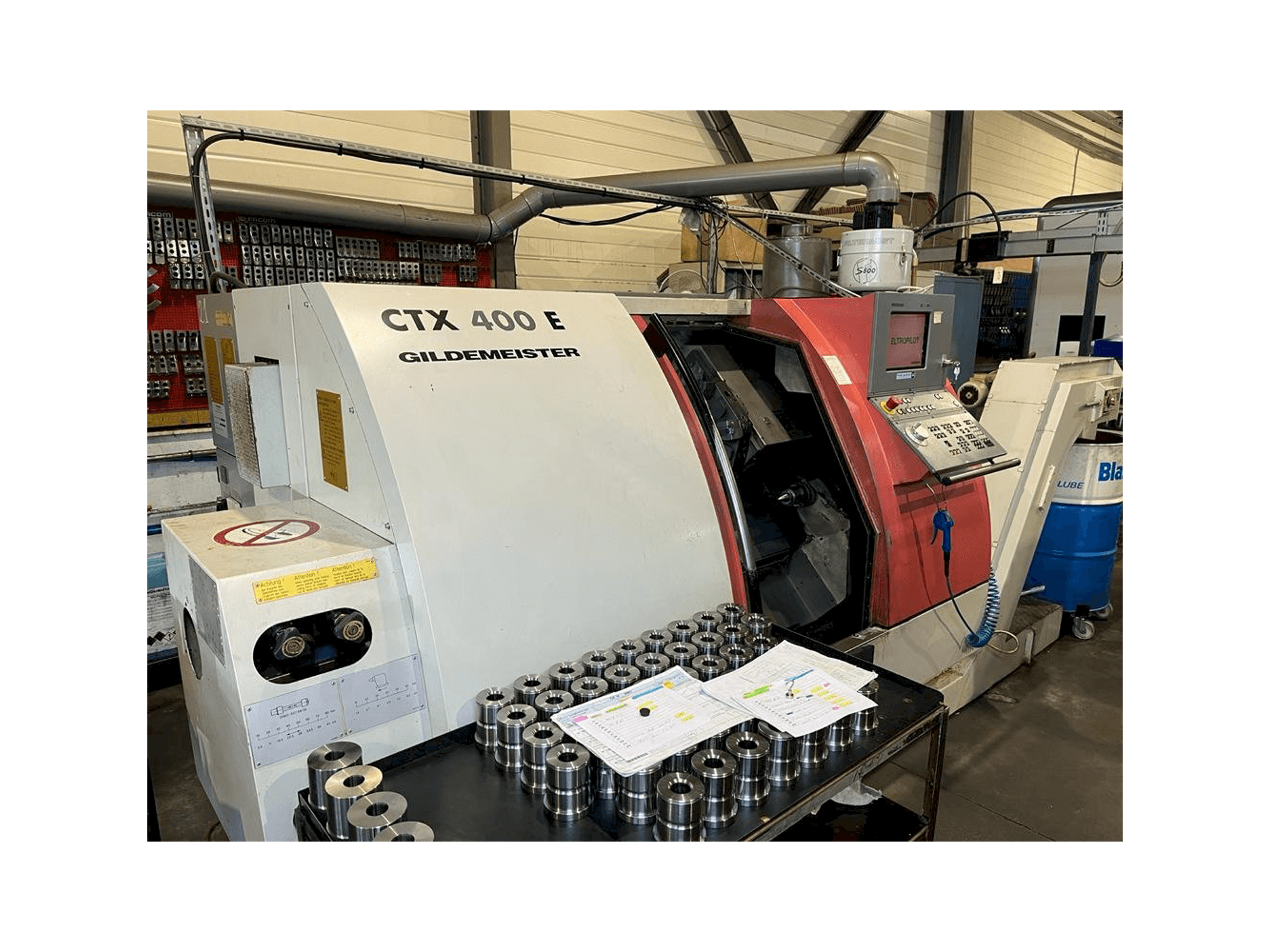 Gildemeister CTX 400 E Mašinos vaizdas iš priekio