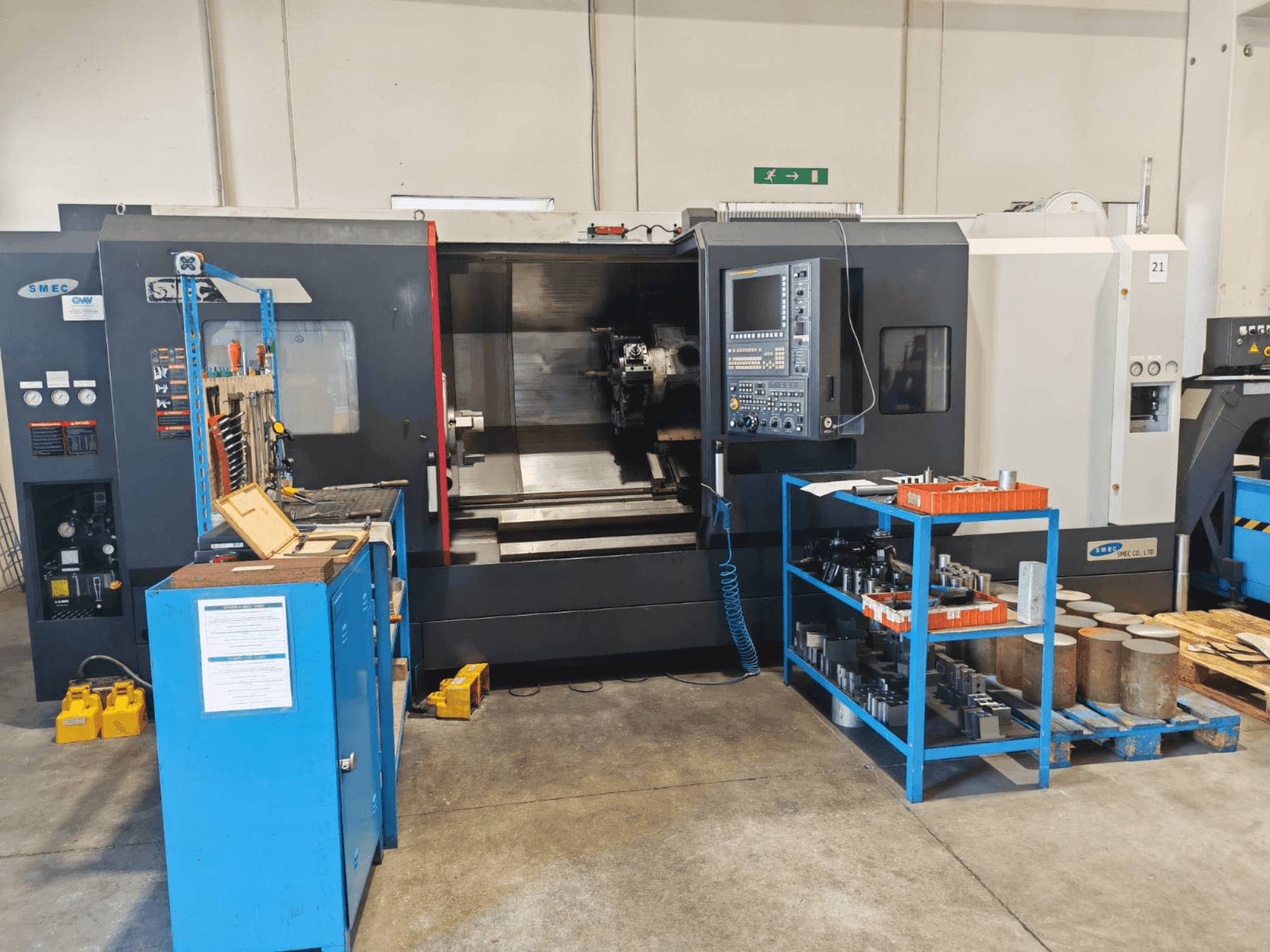 SMEC Samsung 3500 XLY Mašinos vaizdas iš priekio