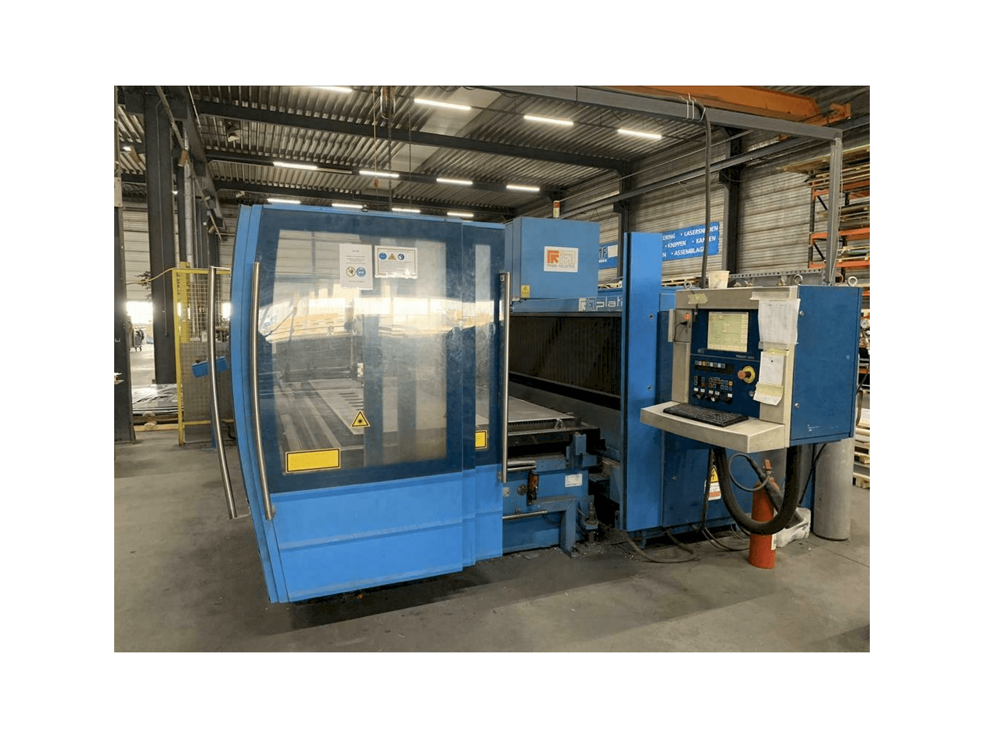 Prima Power Platino 1530 Mašinos vaizdas iš priekio