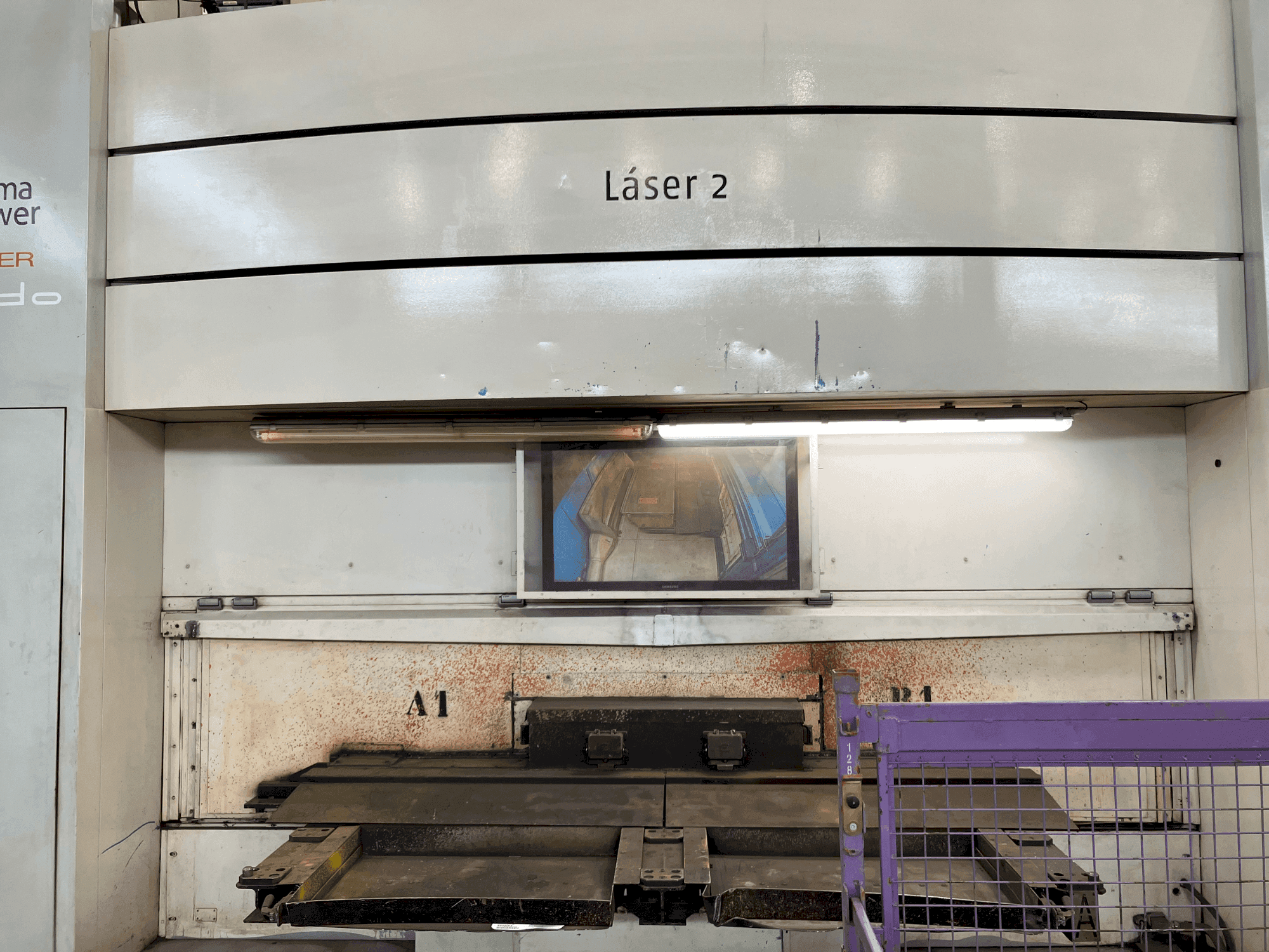 Prima Power Rapido Mašinos vaizdas iš priekio