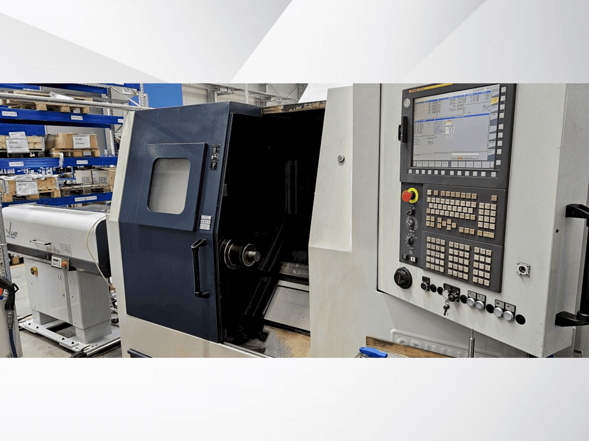 SPINNER TC600 Mašinos vaizdas iš priekio