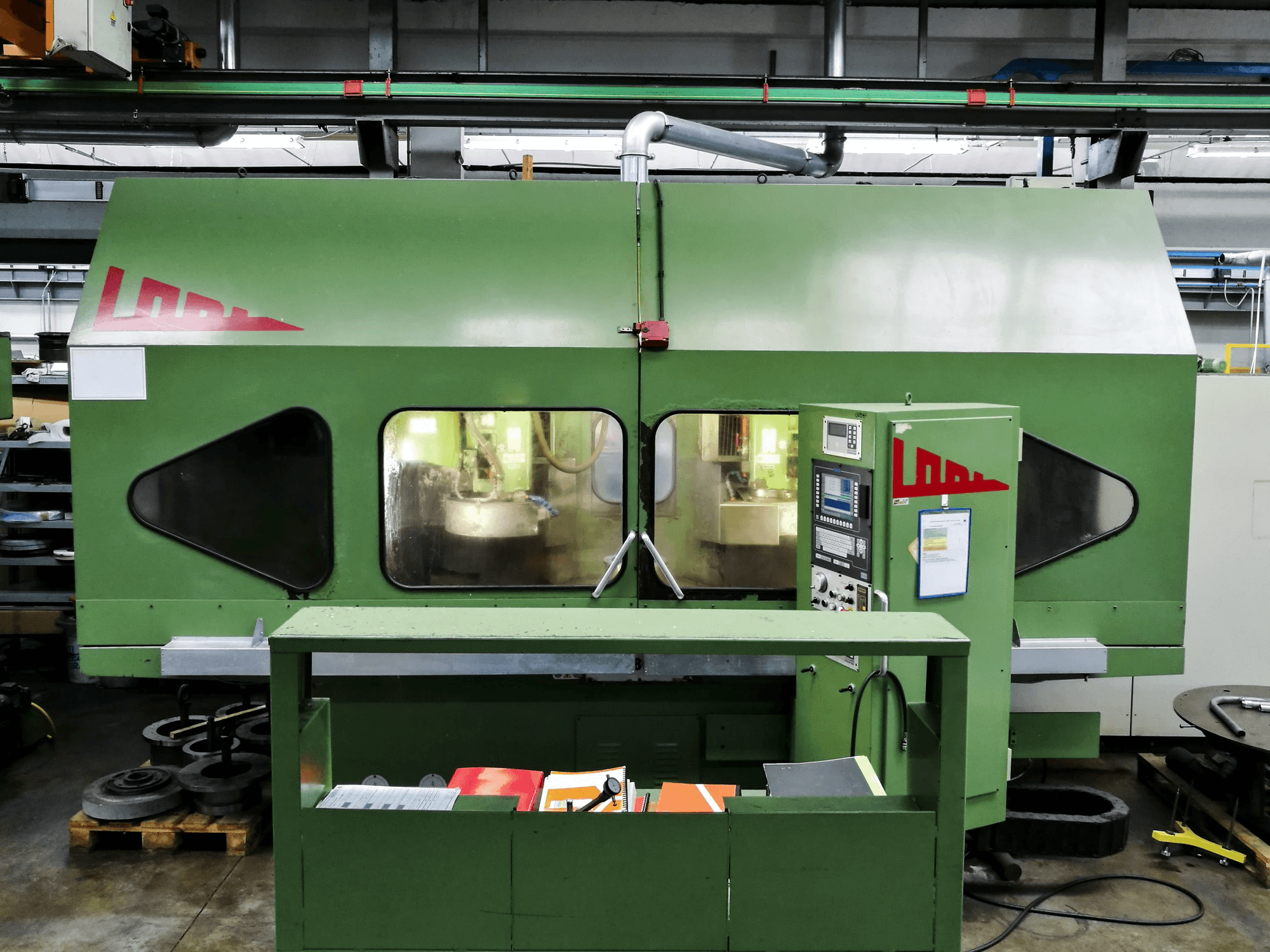 Lodi RTR S800 CNC Mašinos vaizdas iš priekio